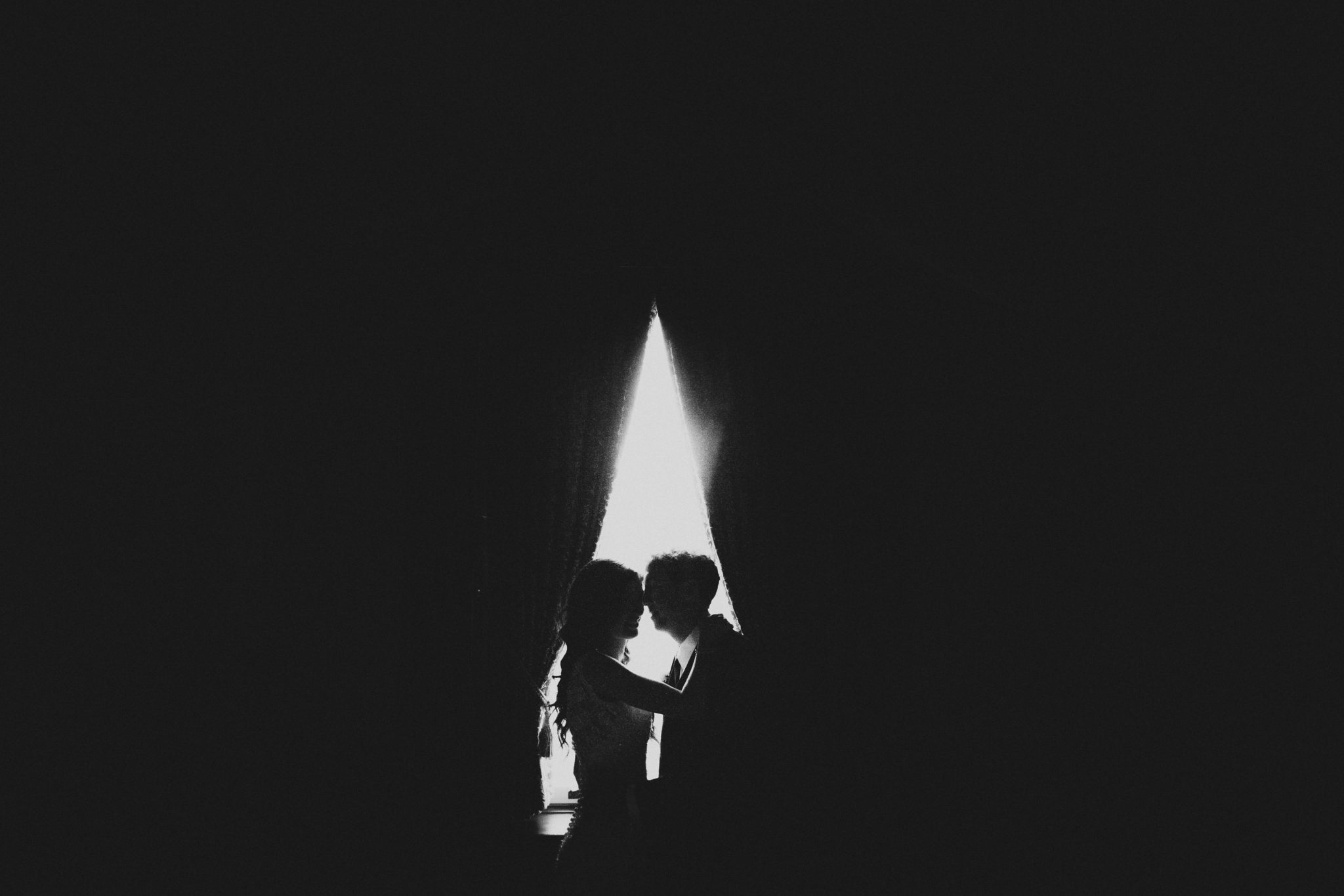 Black-White-Film-Wedding-Photography