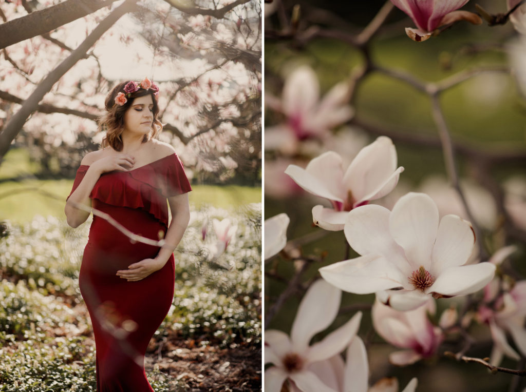 fine art niagara maternity photography spring