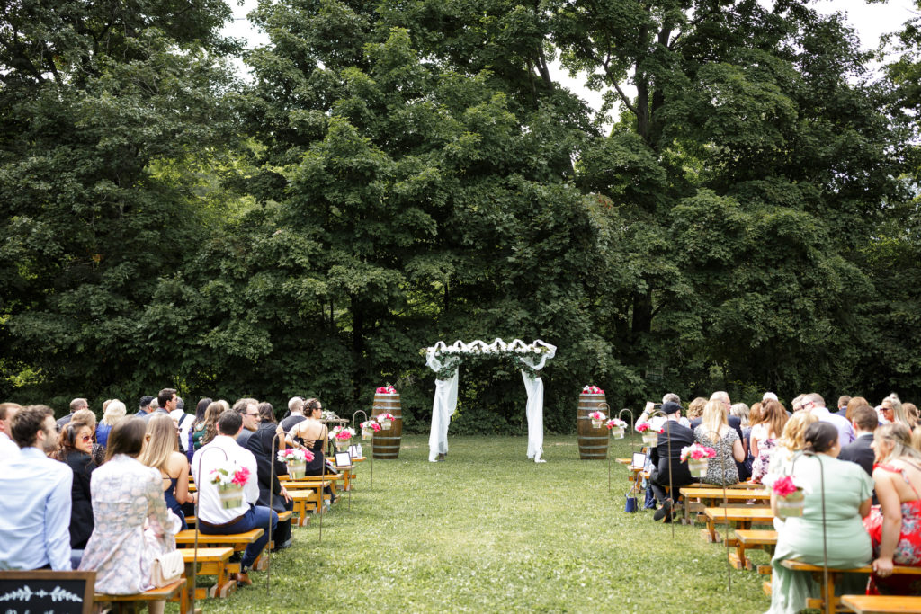 balls falls outdoor wedding ceremony brooker events planning wedding photographer jordan