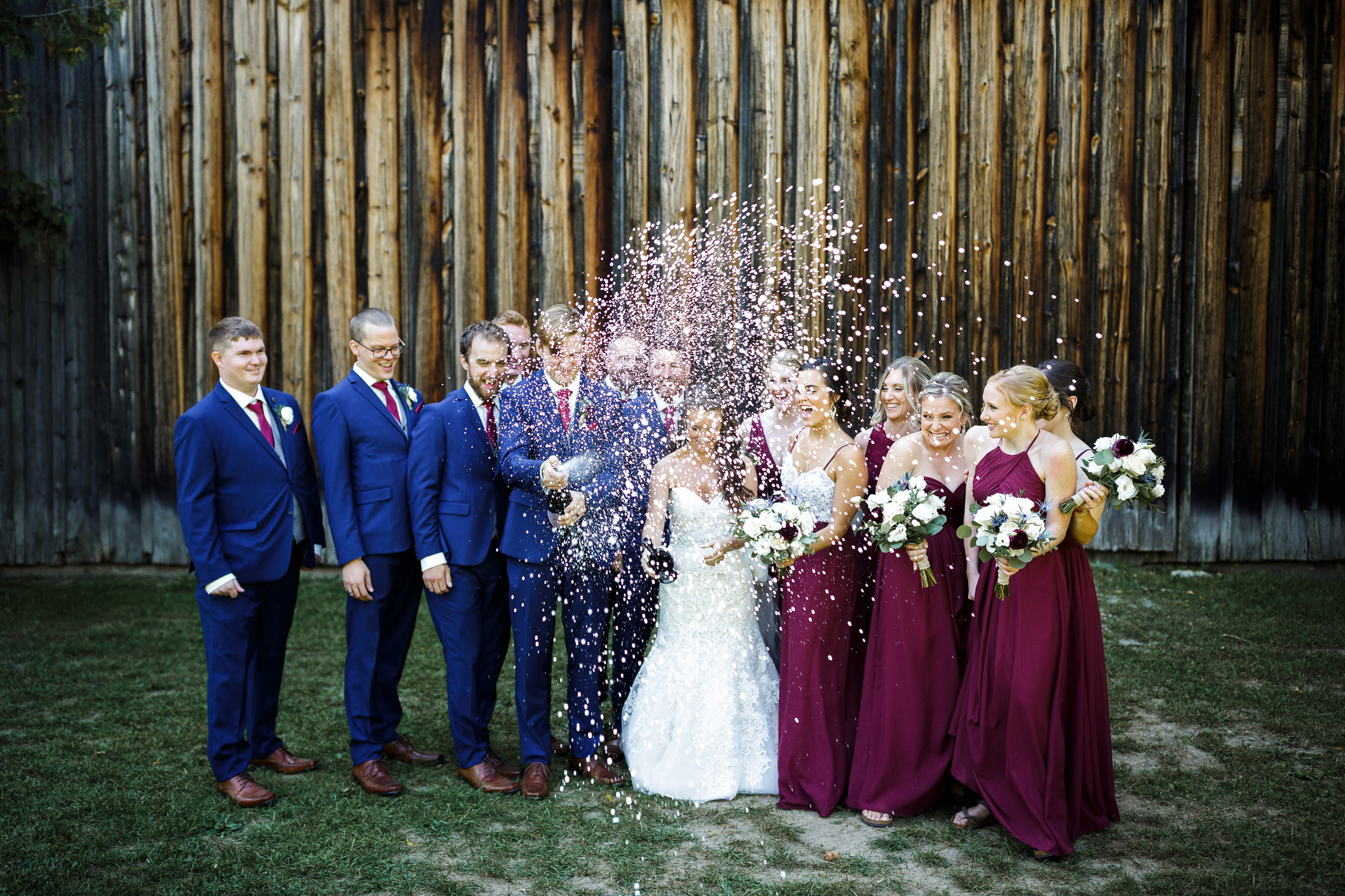 outdoor wedding ceremony barn balls falls niagara wedding photographer brooker events