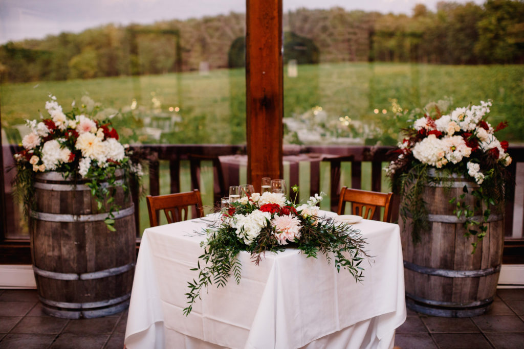 wedding reception carriage house vineland estates winery