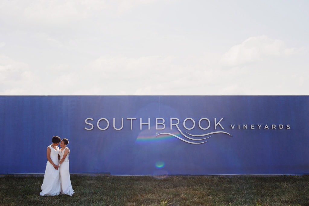 two brides wedding southbook winery niagara lgbtq photographer
