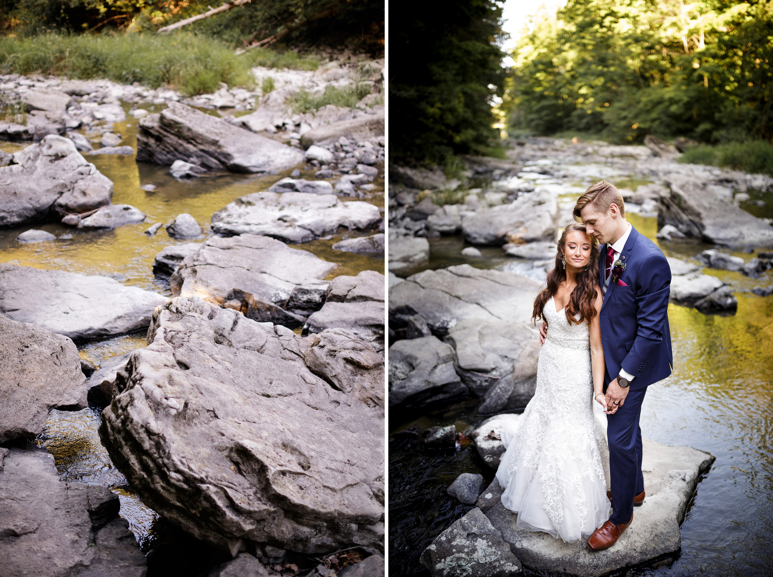 forest bride groom wedding niagara photographer southcoast beauty hair and makeup balls falls