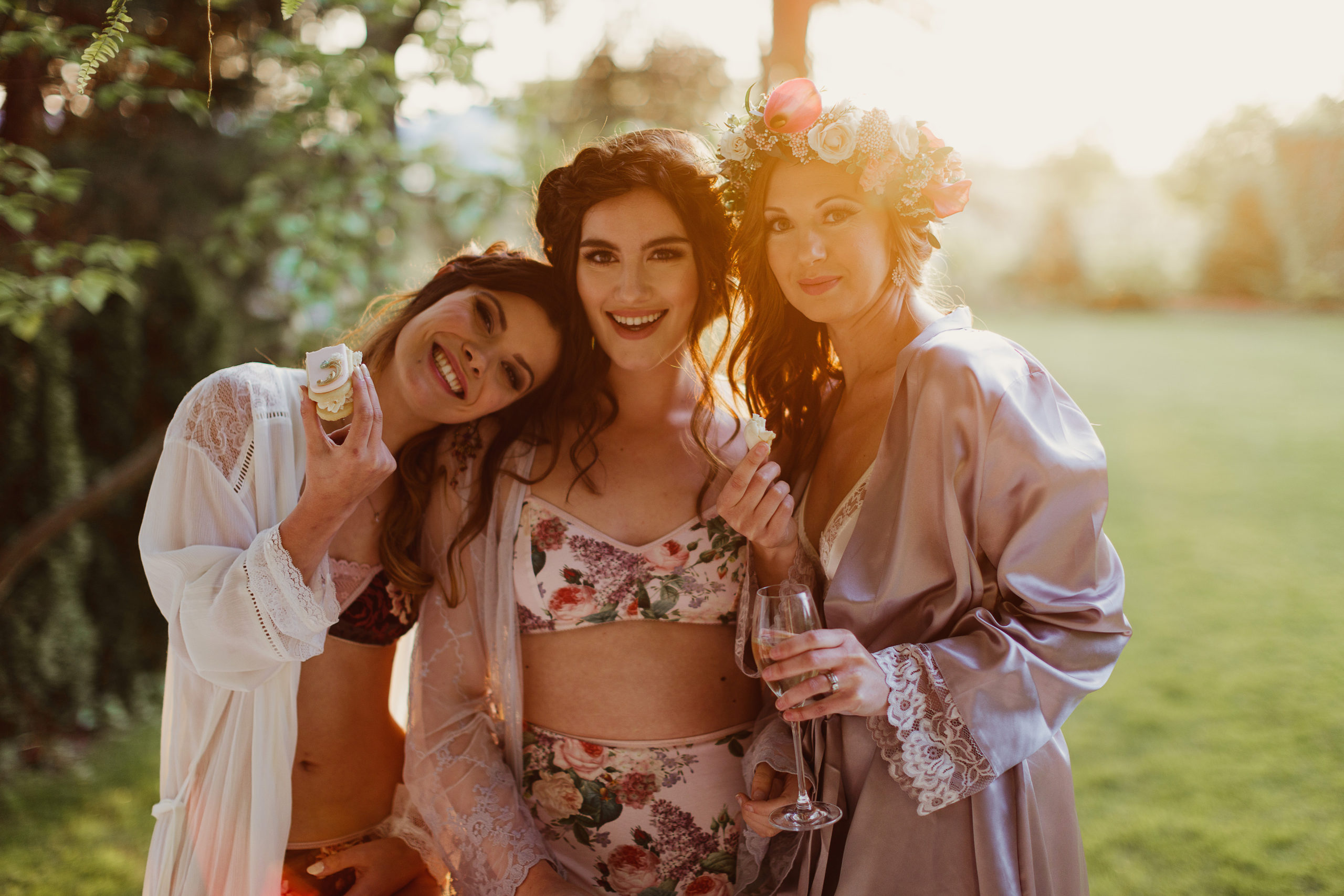 bridal party boudoir photography