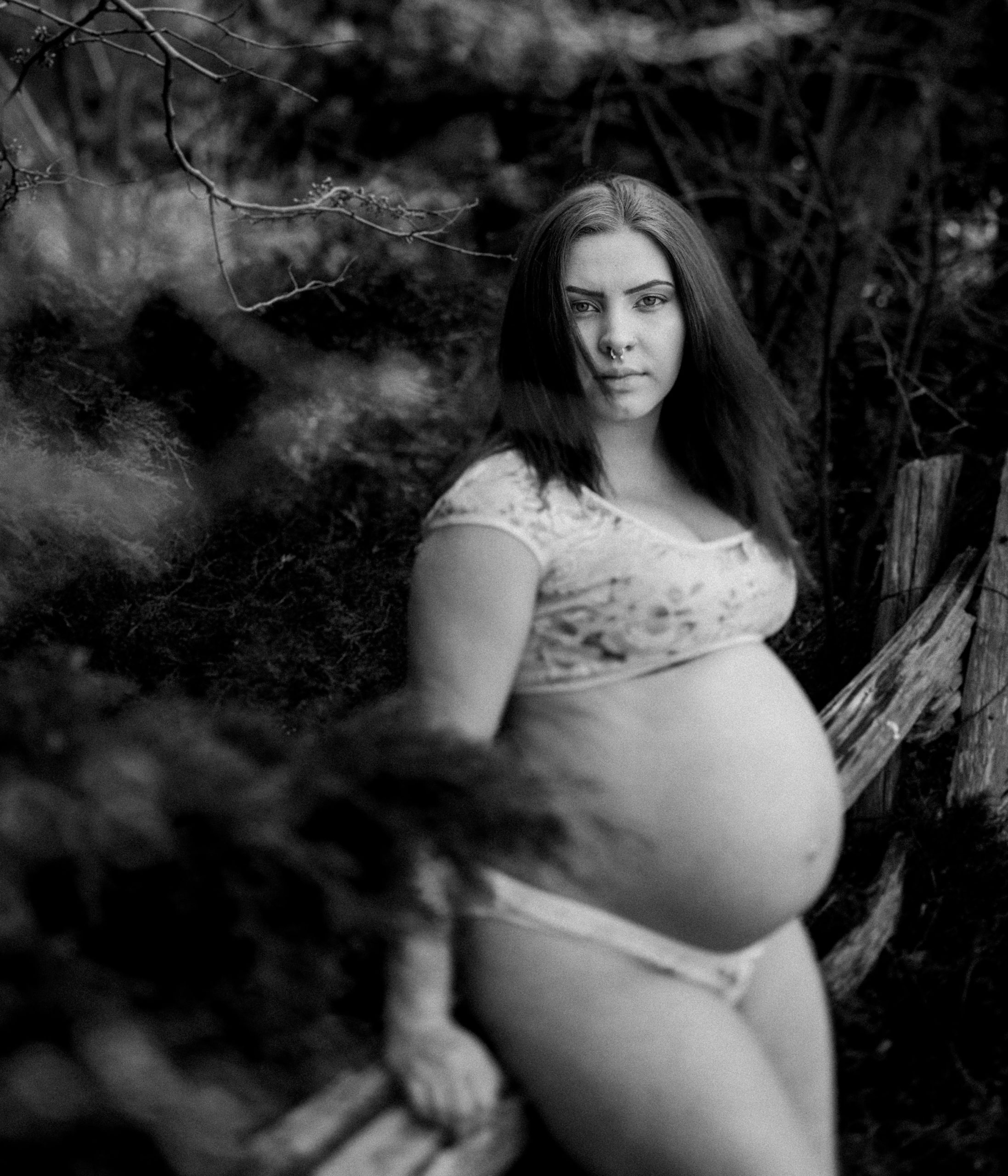 black white film photographer maternity pregnancy ohhhlulu lingerie