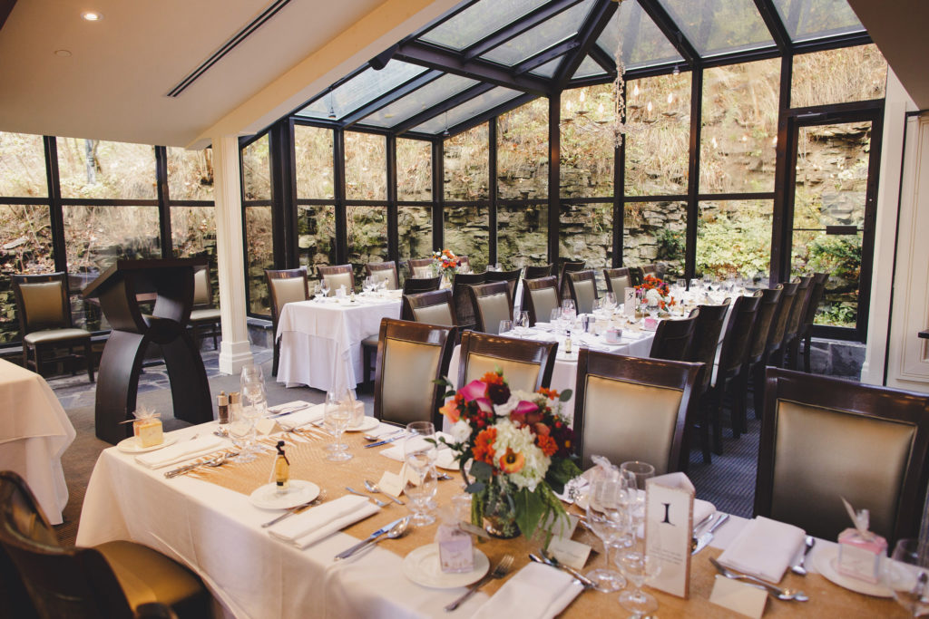 wedding reception ancaster mill millview room