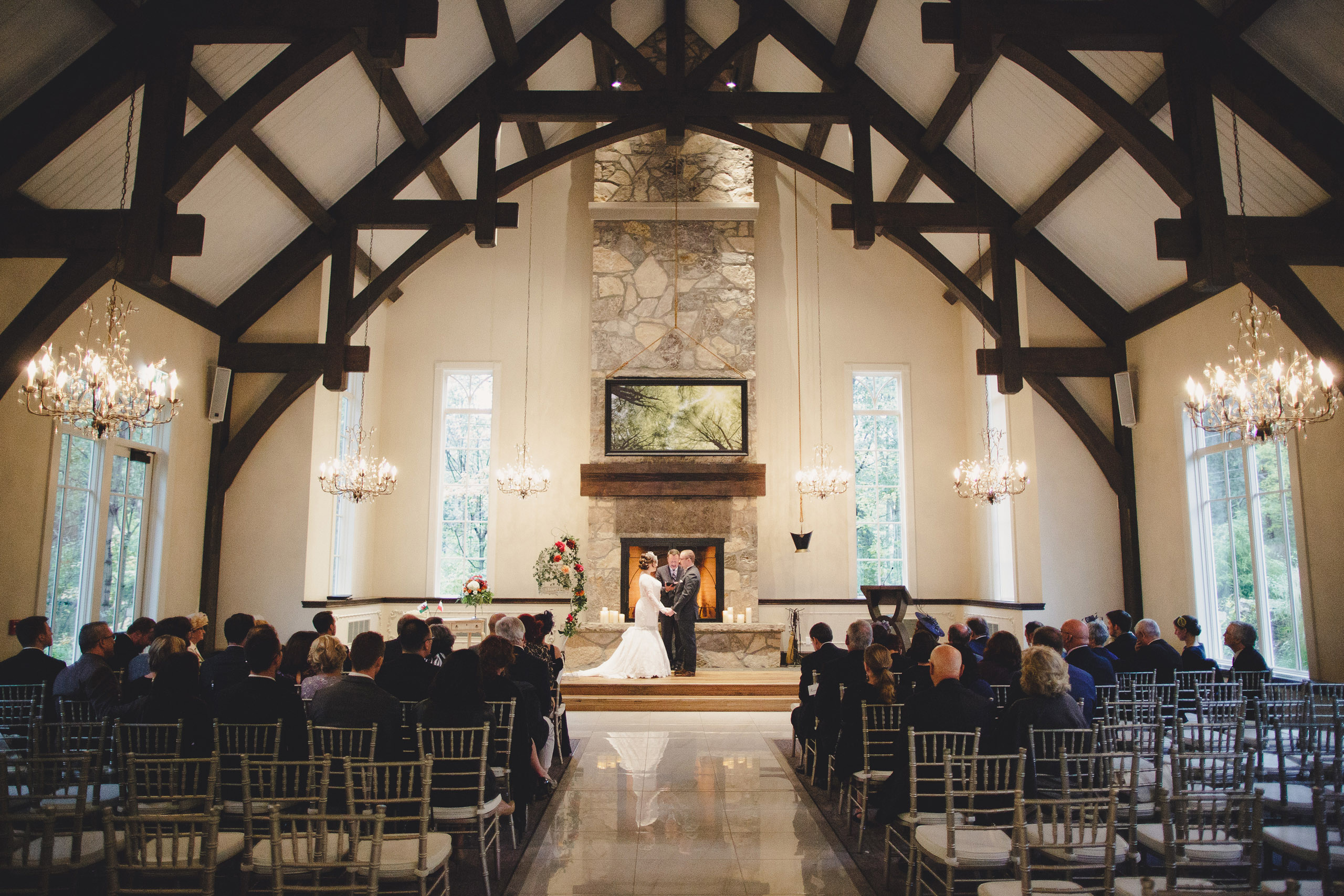 ancaster mill chapel ceremony wedding photography