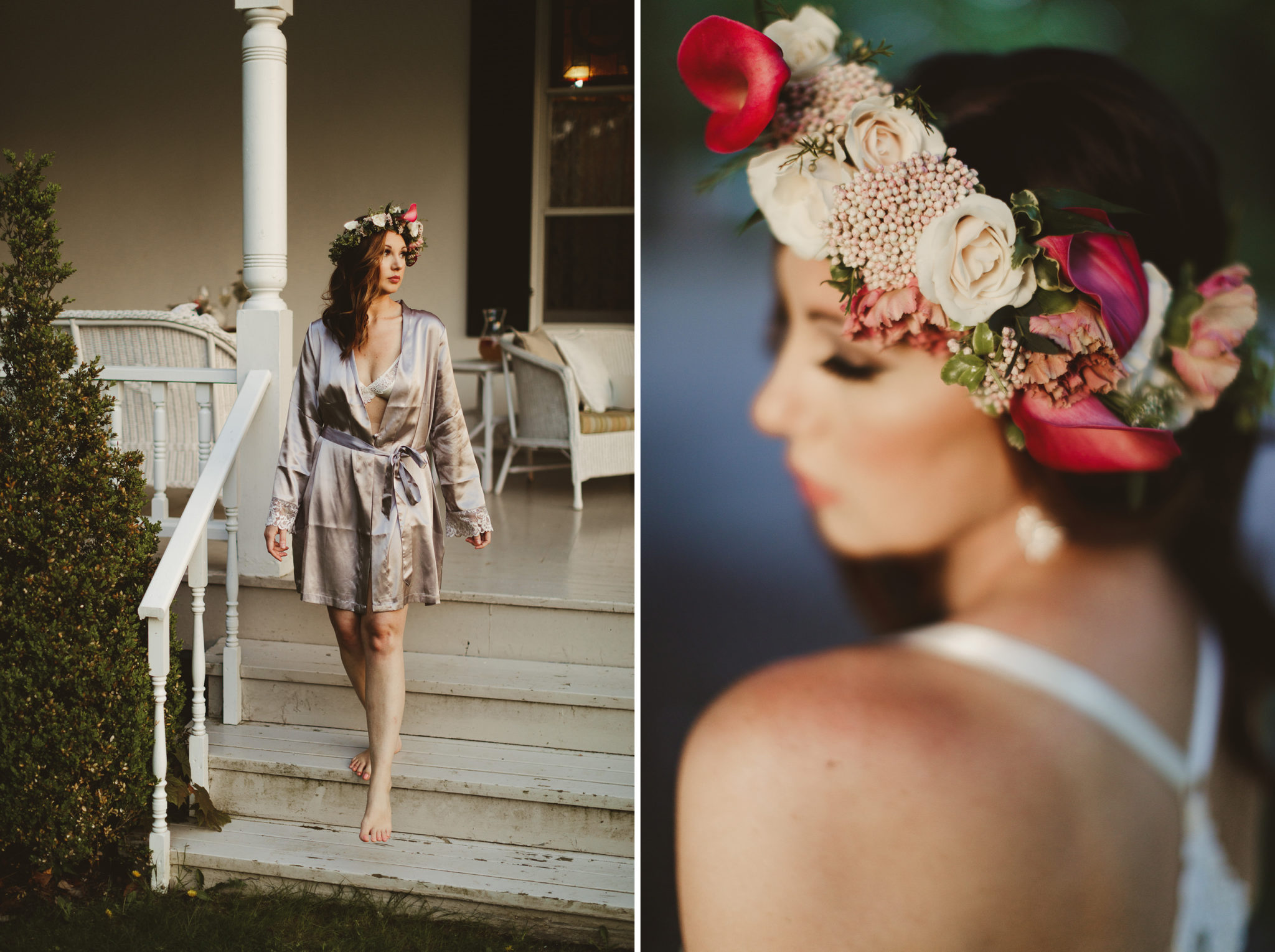 Victorian-Inspired bridesmaids boudoir getaway in Niagara