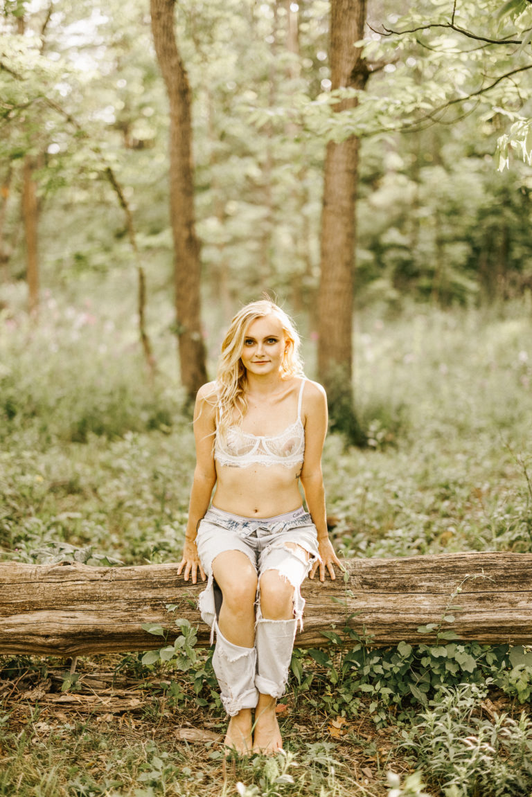 M Outdoor Bridal Boudoir Session In Niagara Afterglow