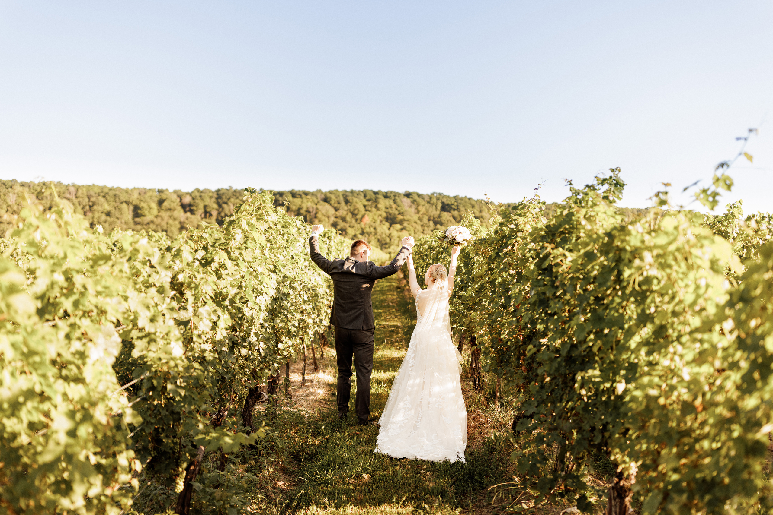 vineyard winery wedding cave spring afterglow photographer