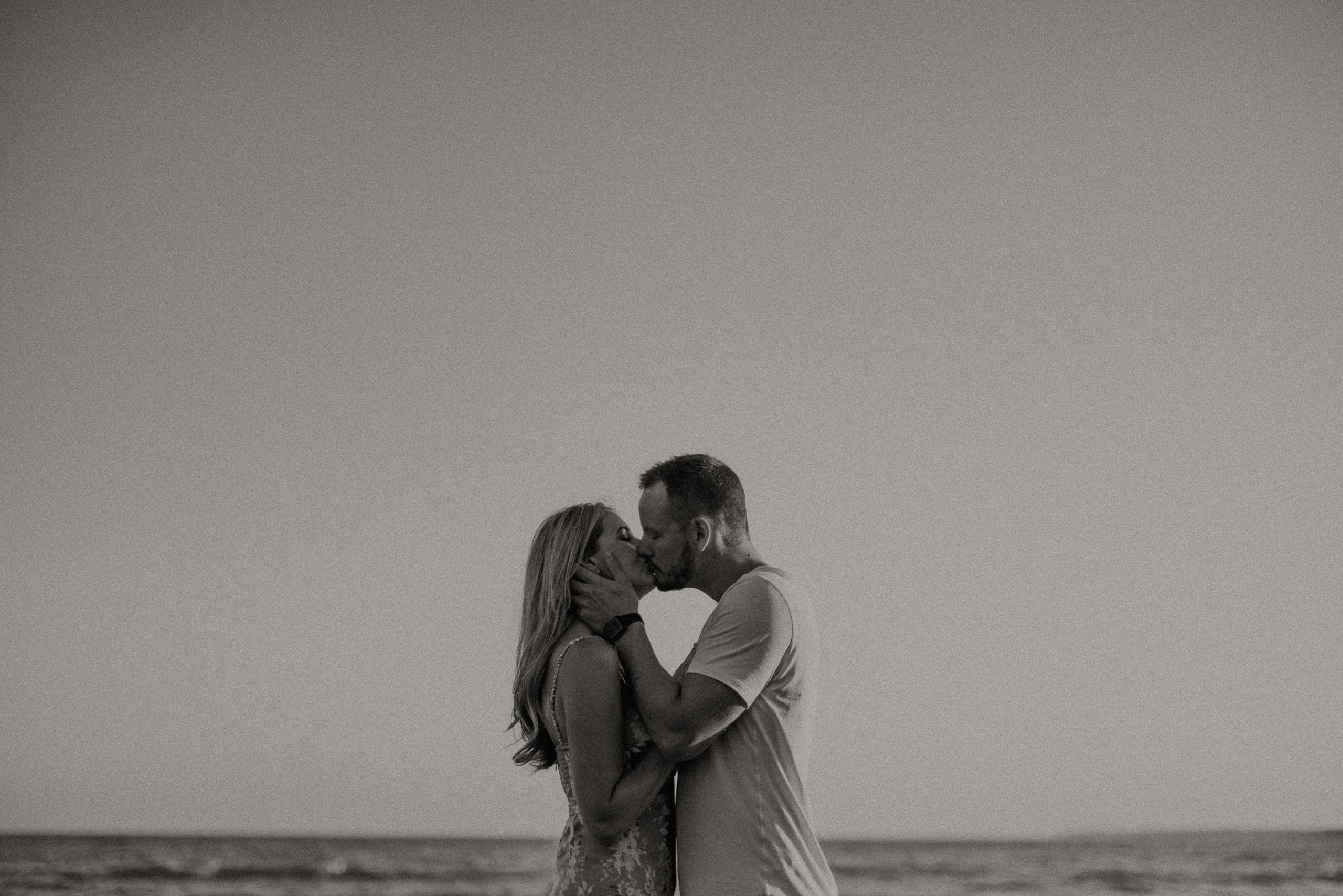 sunset beach romantic engagement session niagara photographer afterglow images