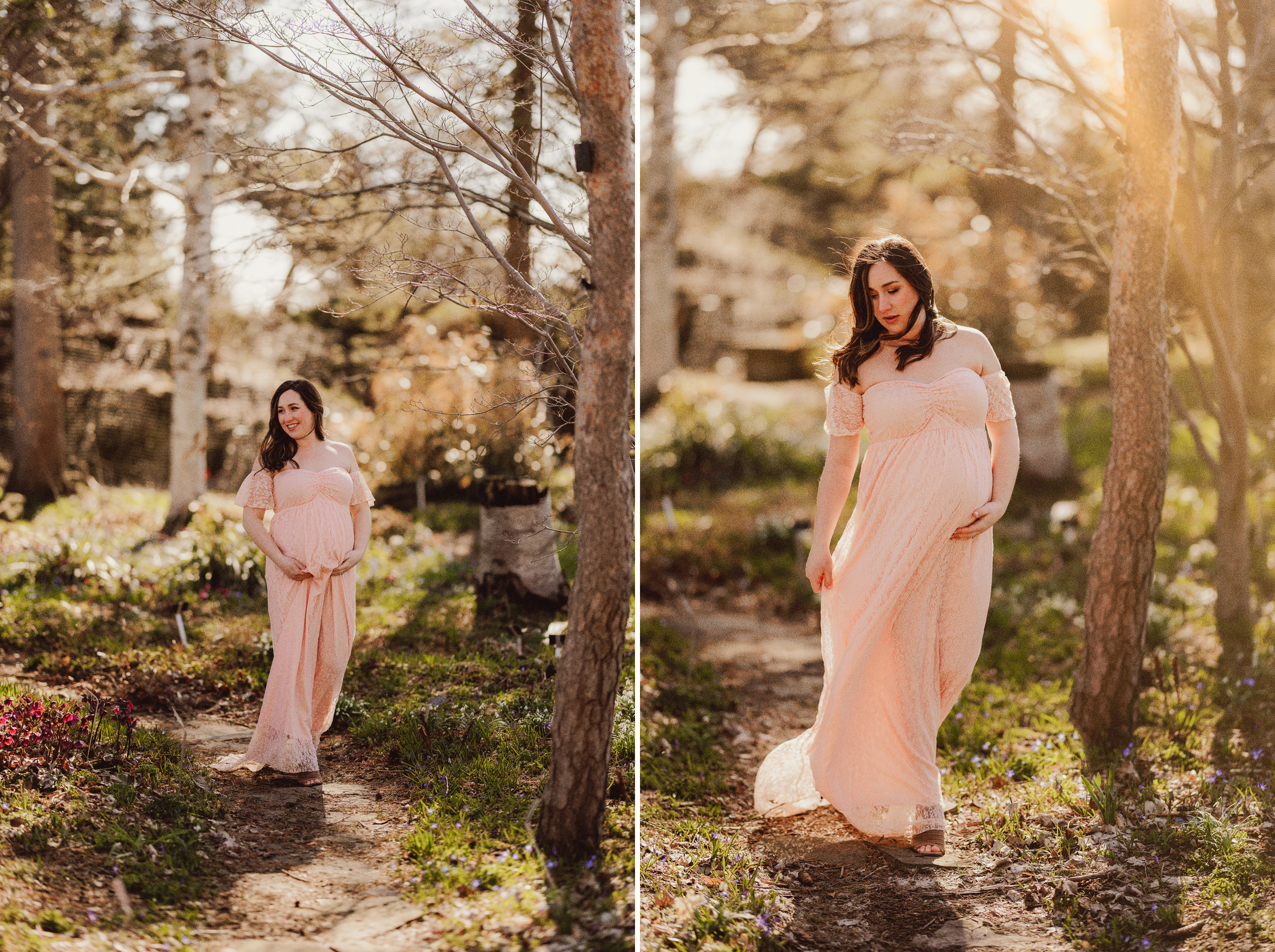 Niagara maternity photography Spring Afterglow Images