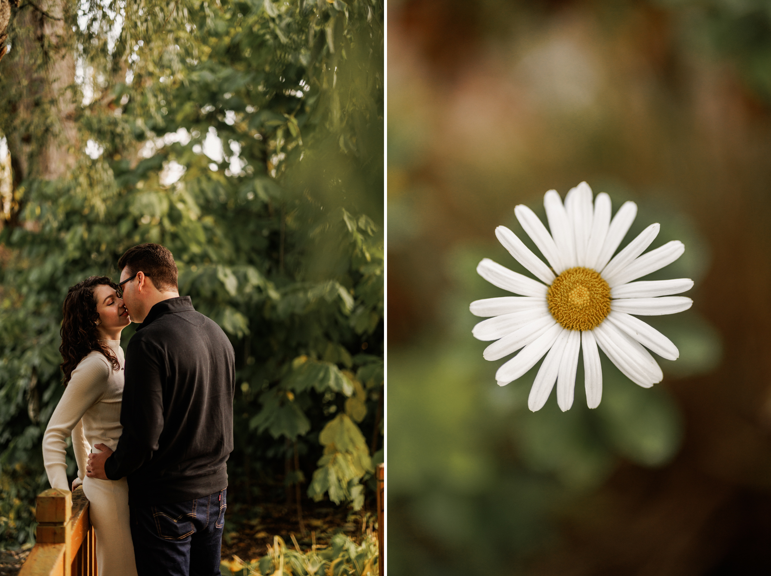 Niagara Engagement Session Fall Outdoor Afterglow Couple Inspira
