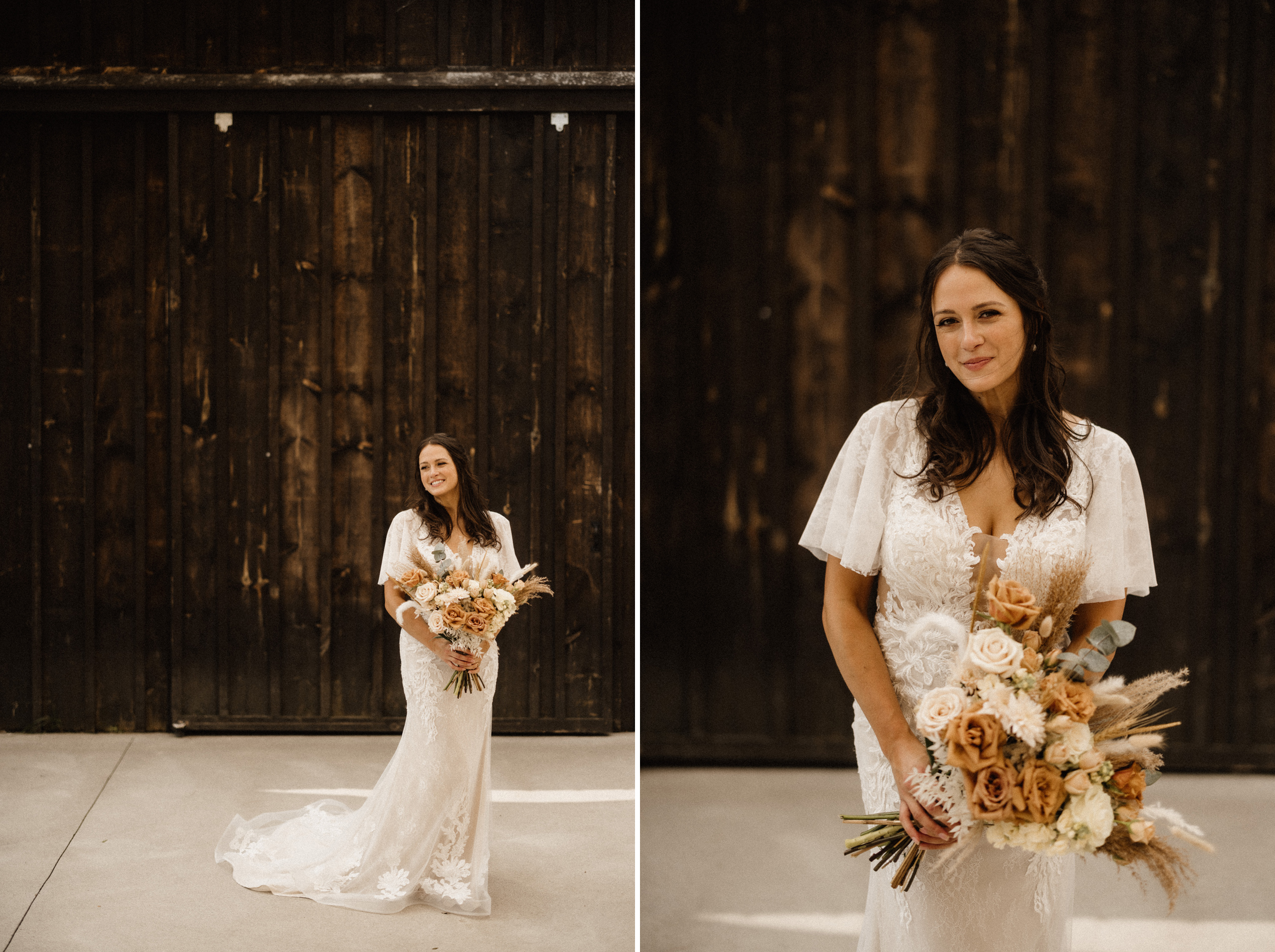 bride portraits maple meadows farm wedding photographer afterglo