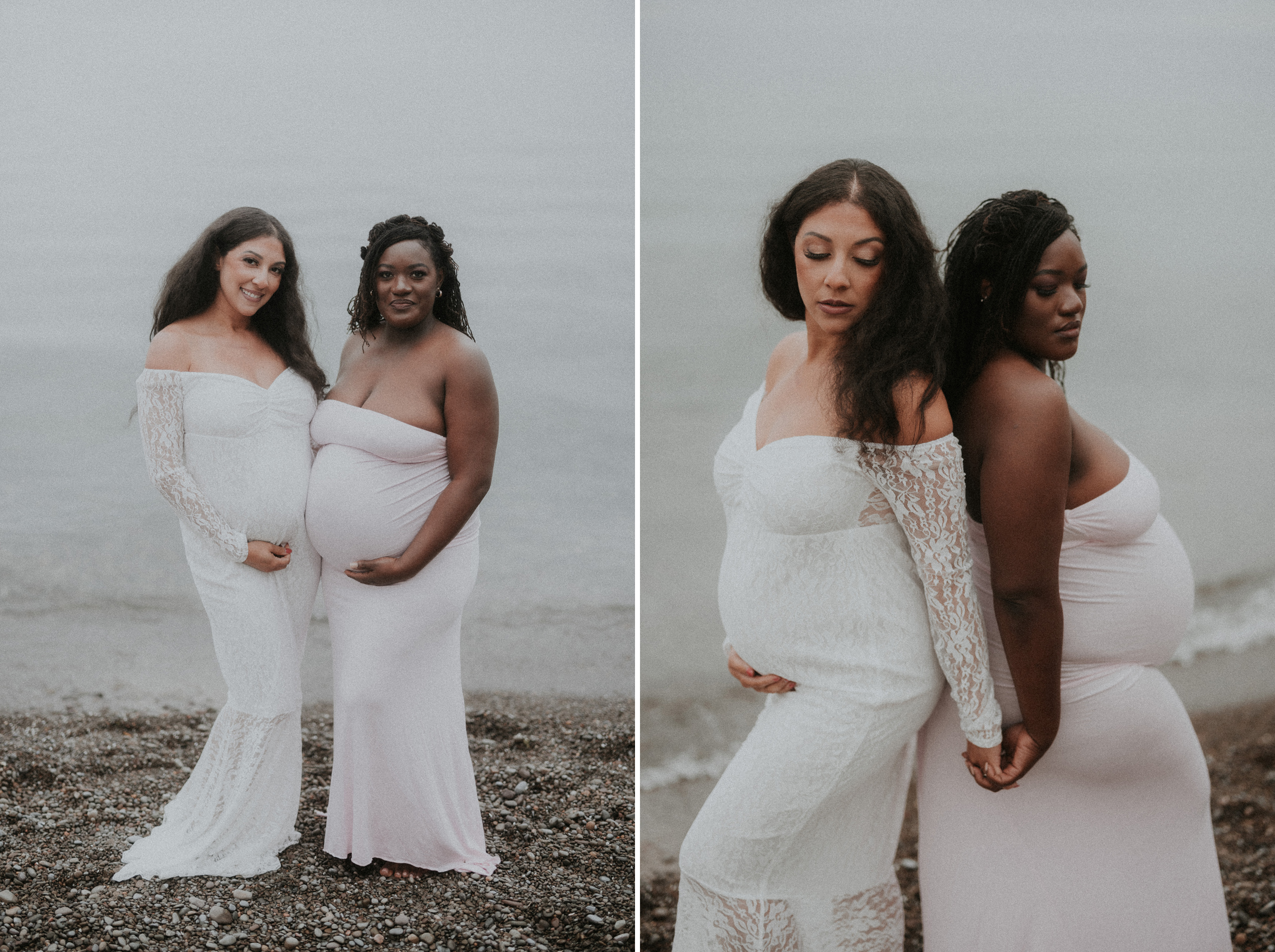 best friends pregnant maternity together photoshoot niagara