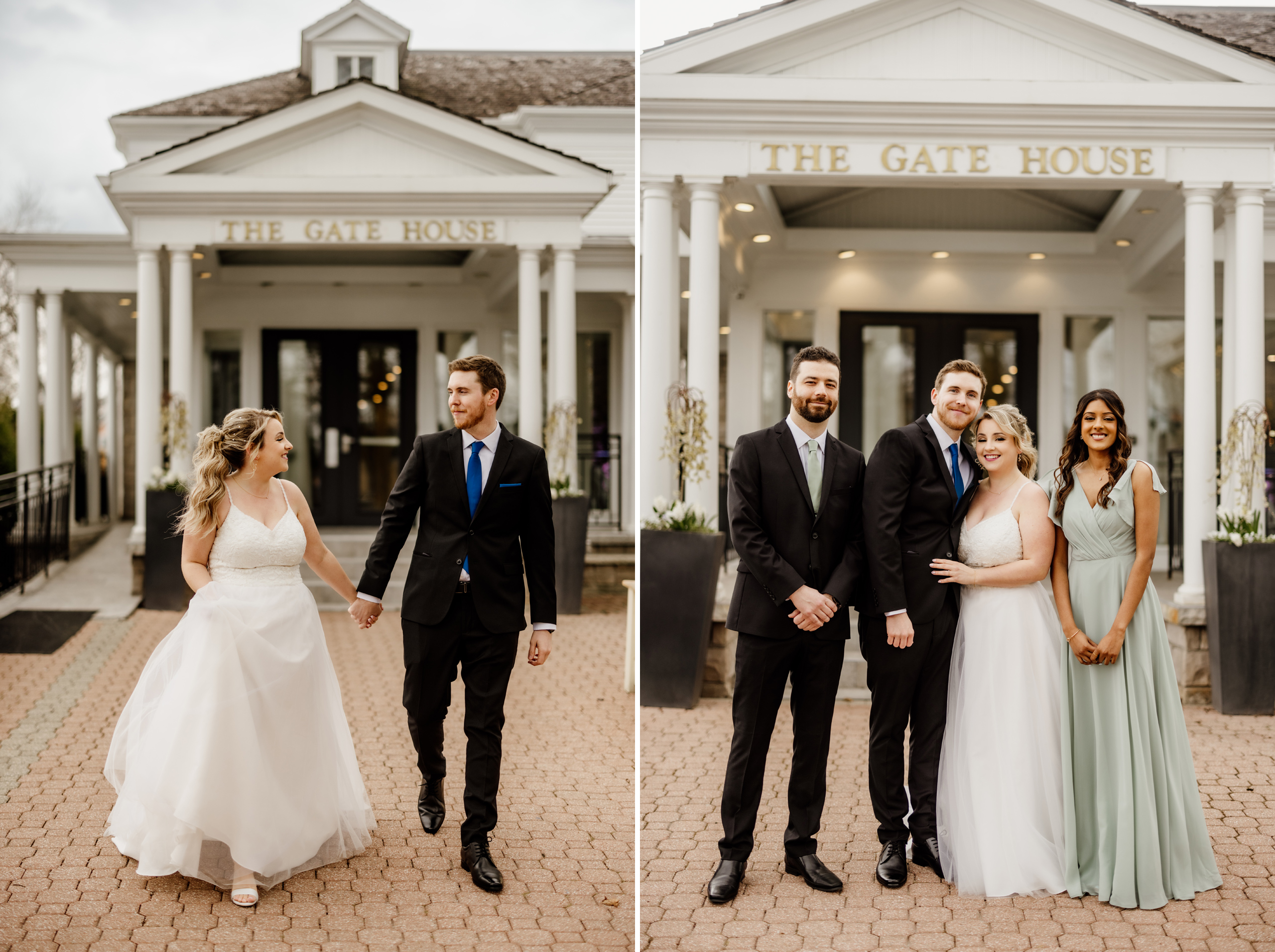 spring wedding at the gate house in Niagara on the lake afterglo