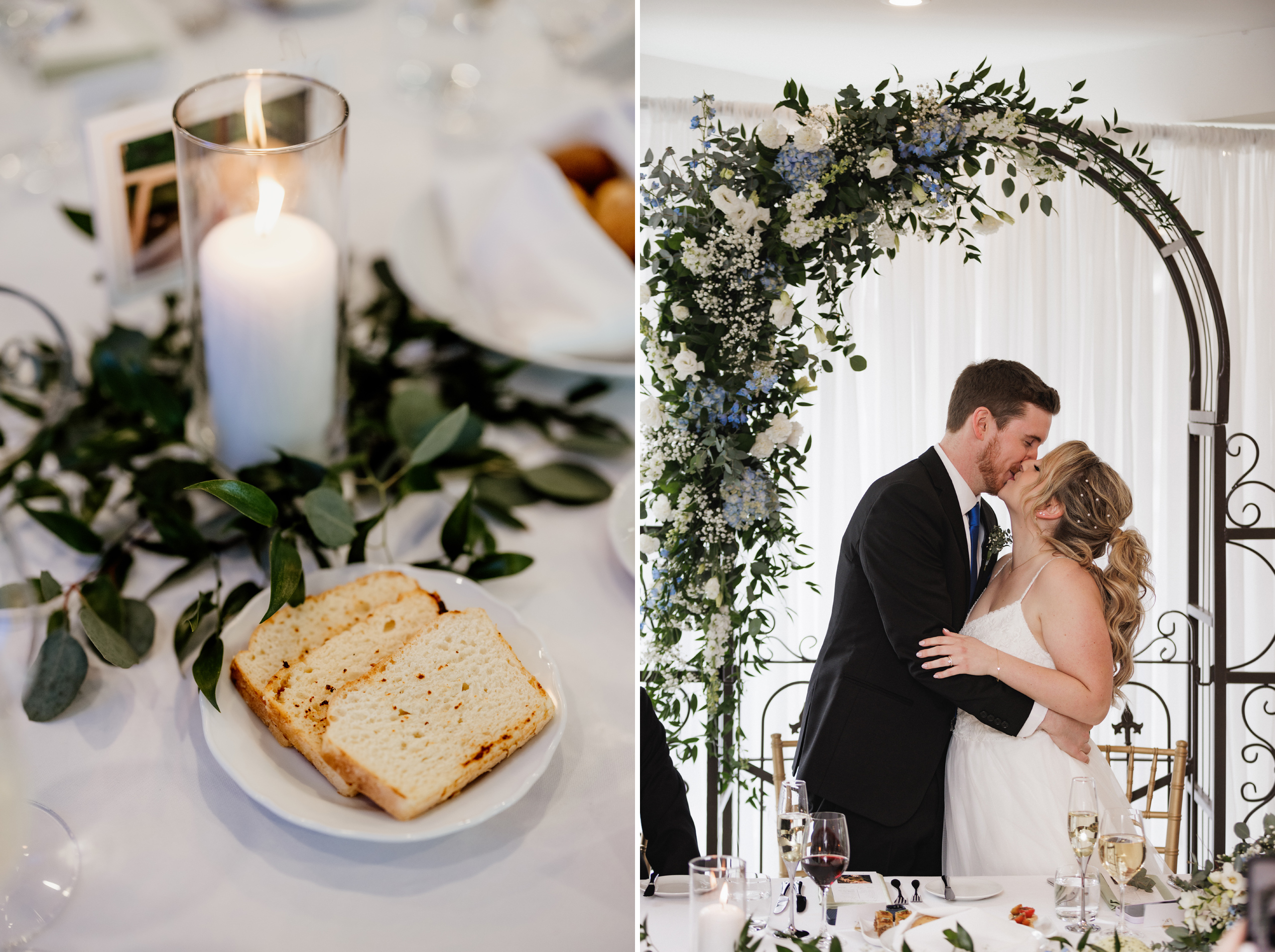 wedding reception the gate house niagara on the lake lush floral