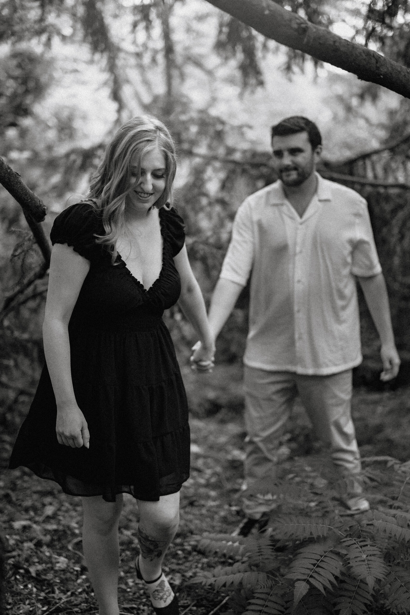 summer engagement session niagara sunset afterglow