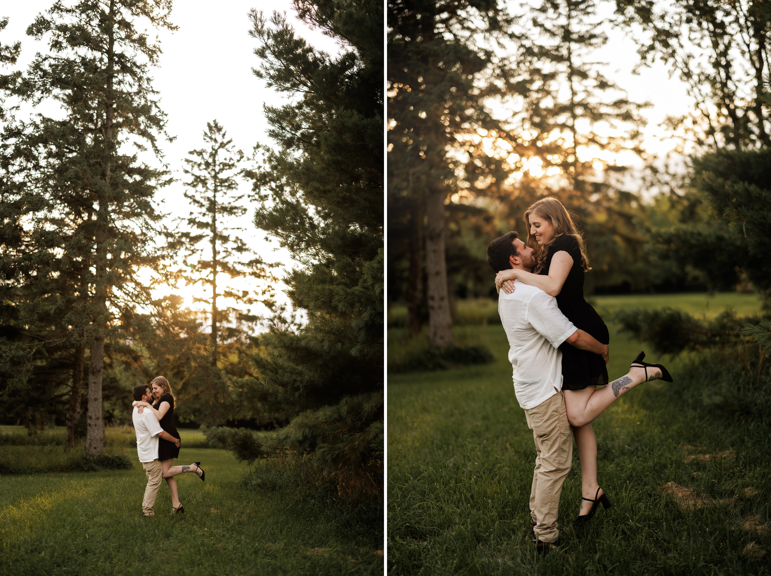 beautiful romantic engagement session niagara photographer after