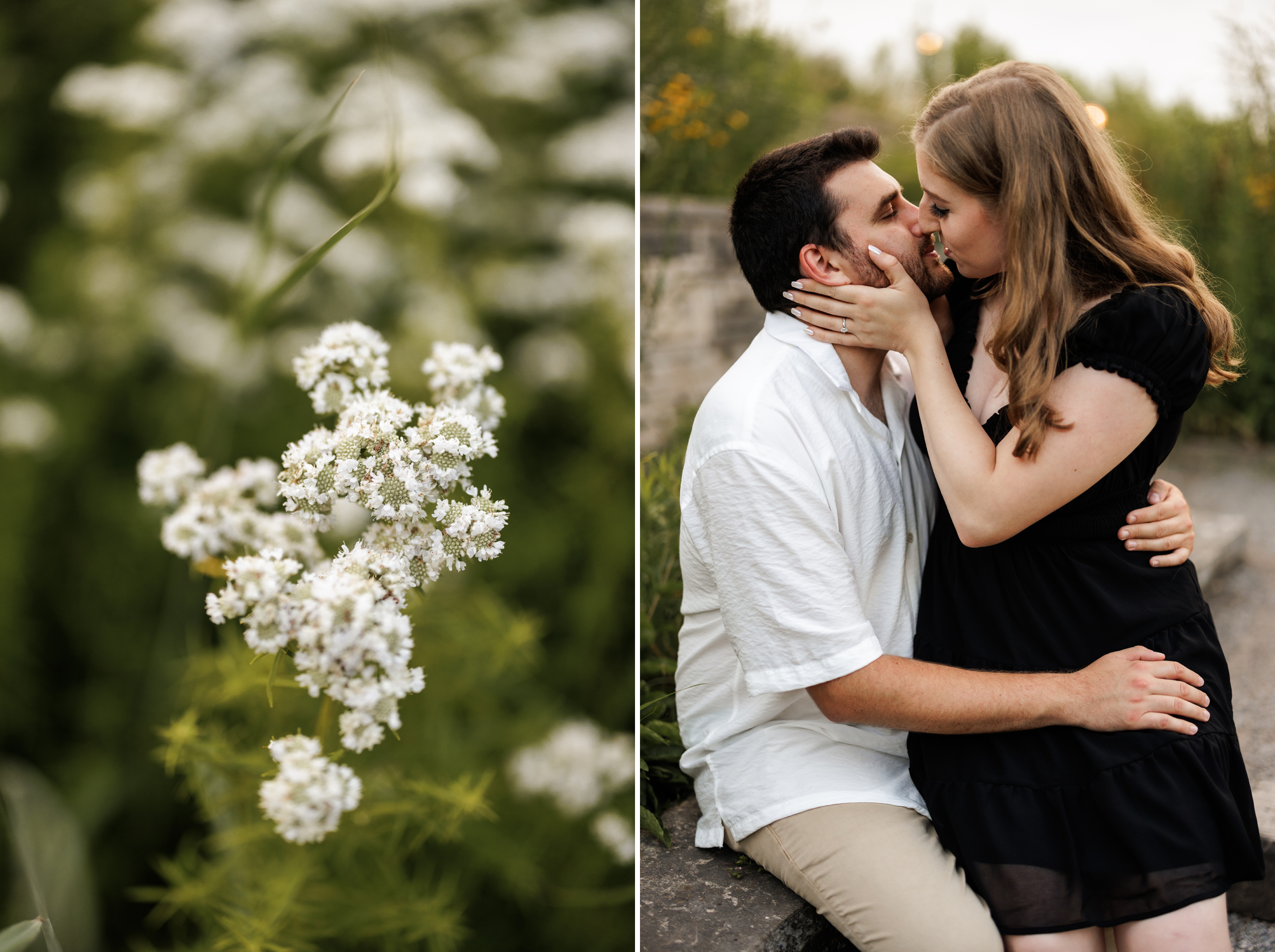 niagara engagement session walk through garden afterglow photogr