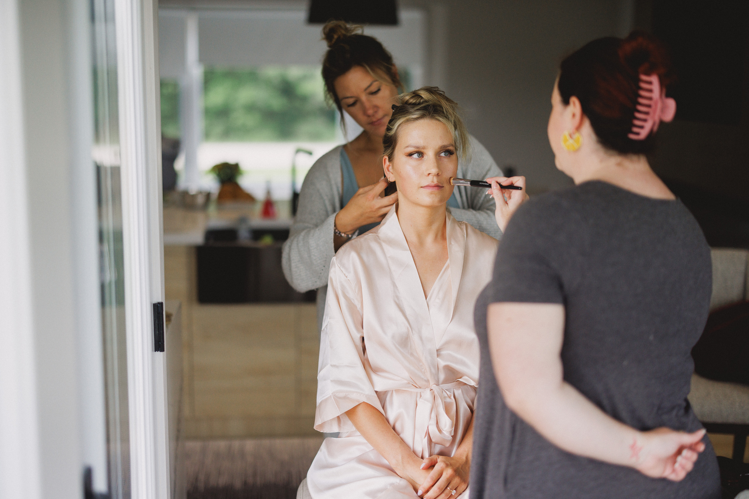 niagara hair makeup artists summer wedding