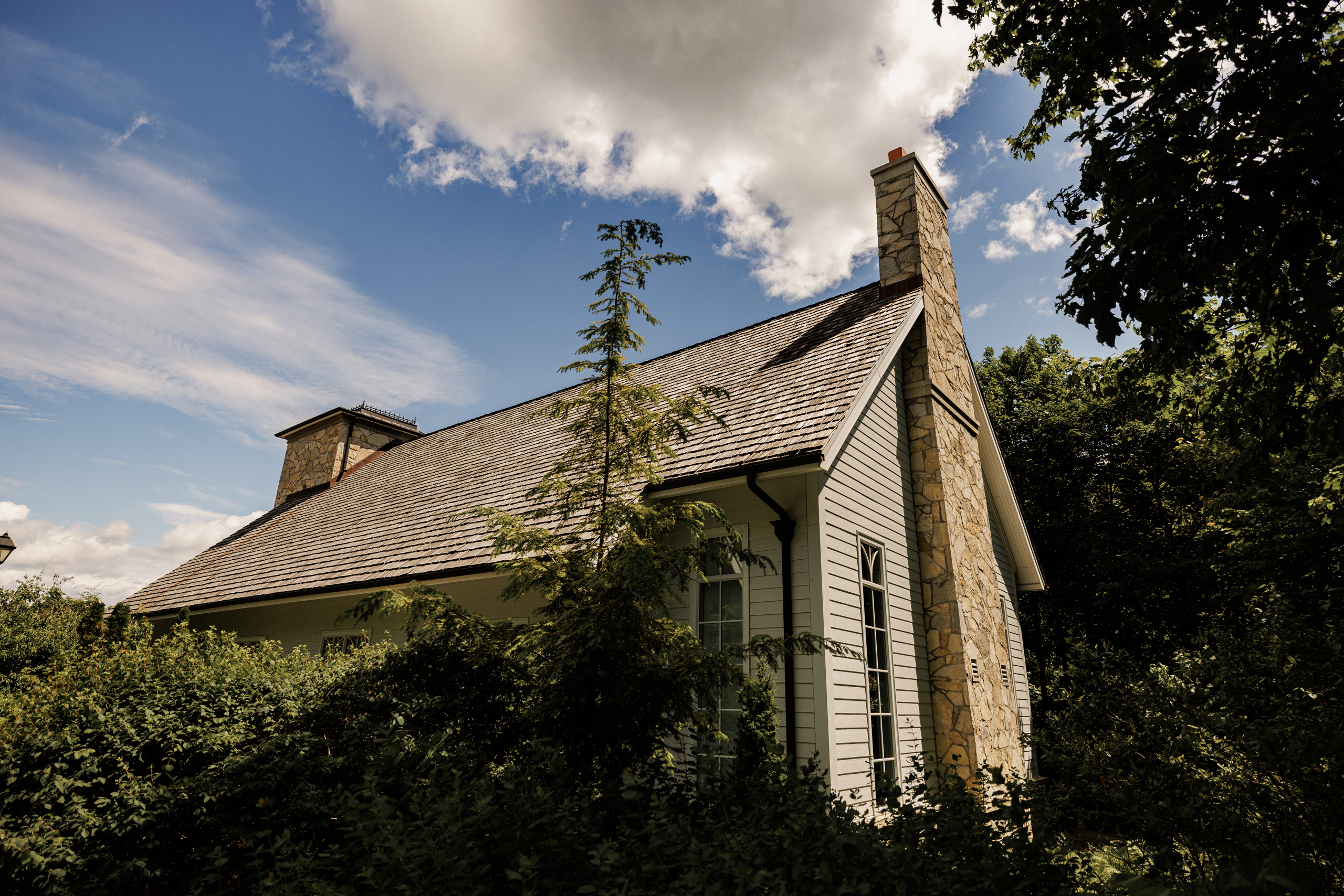 ancaster mill chapel exterior view summer