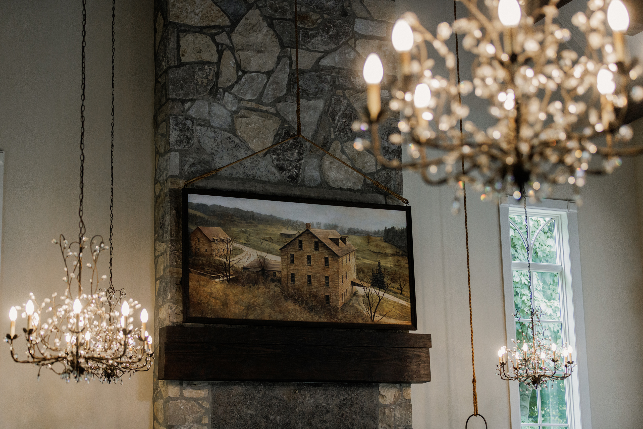 ancaster mill wedding chapel interior