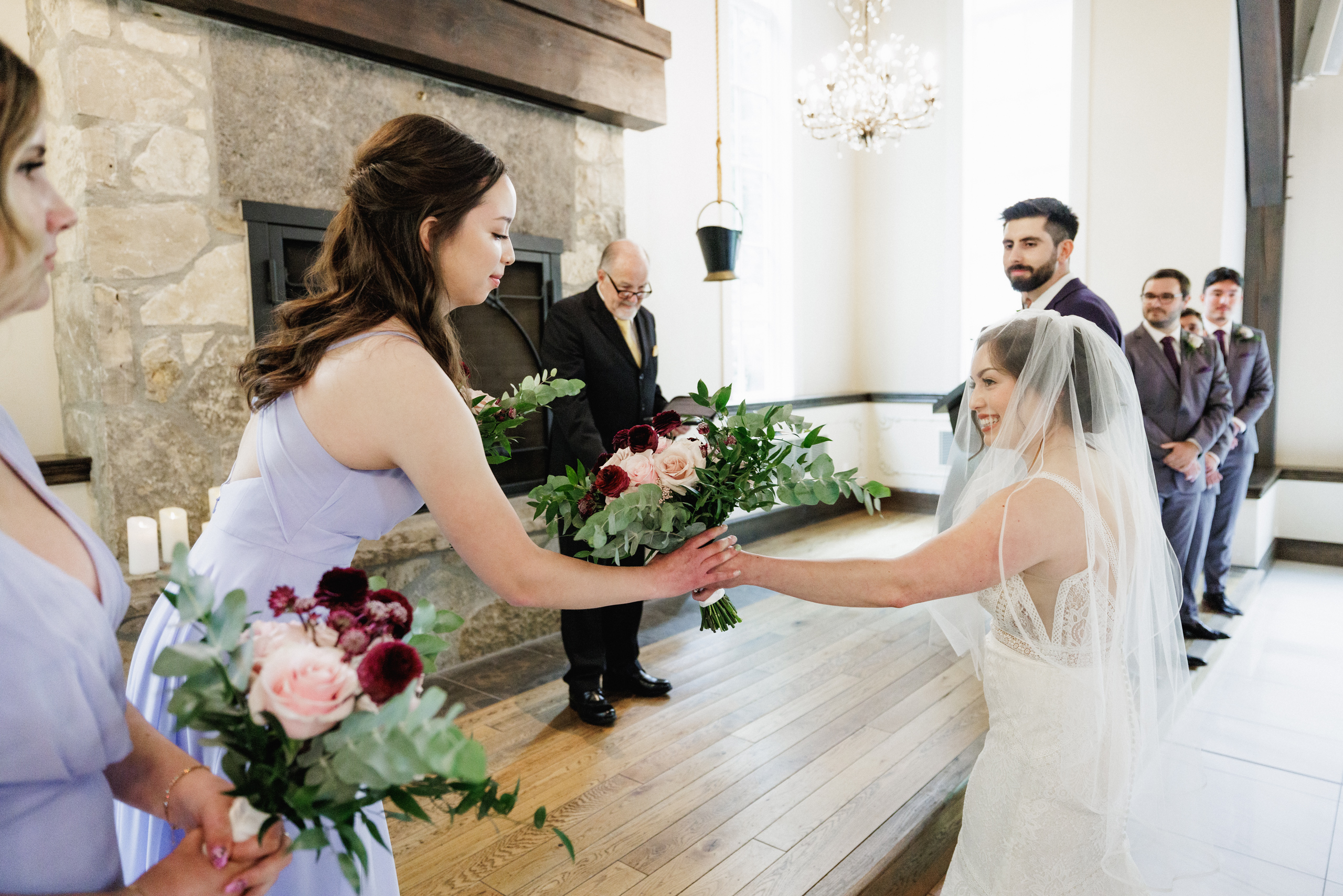 ancaster mill wedding ceremony chapel