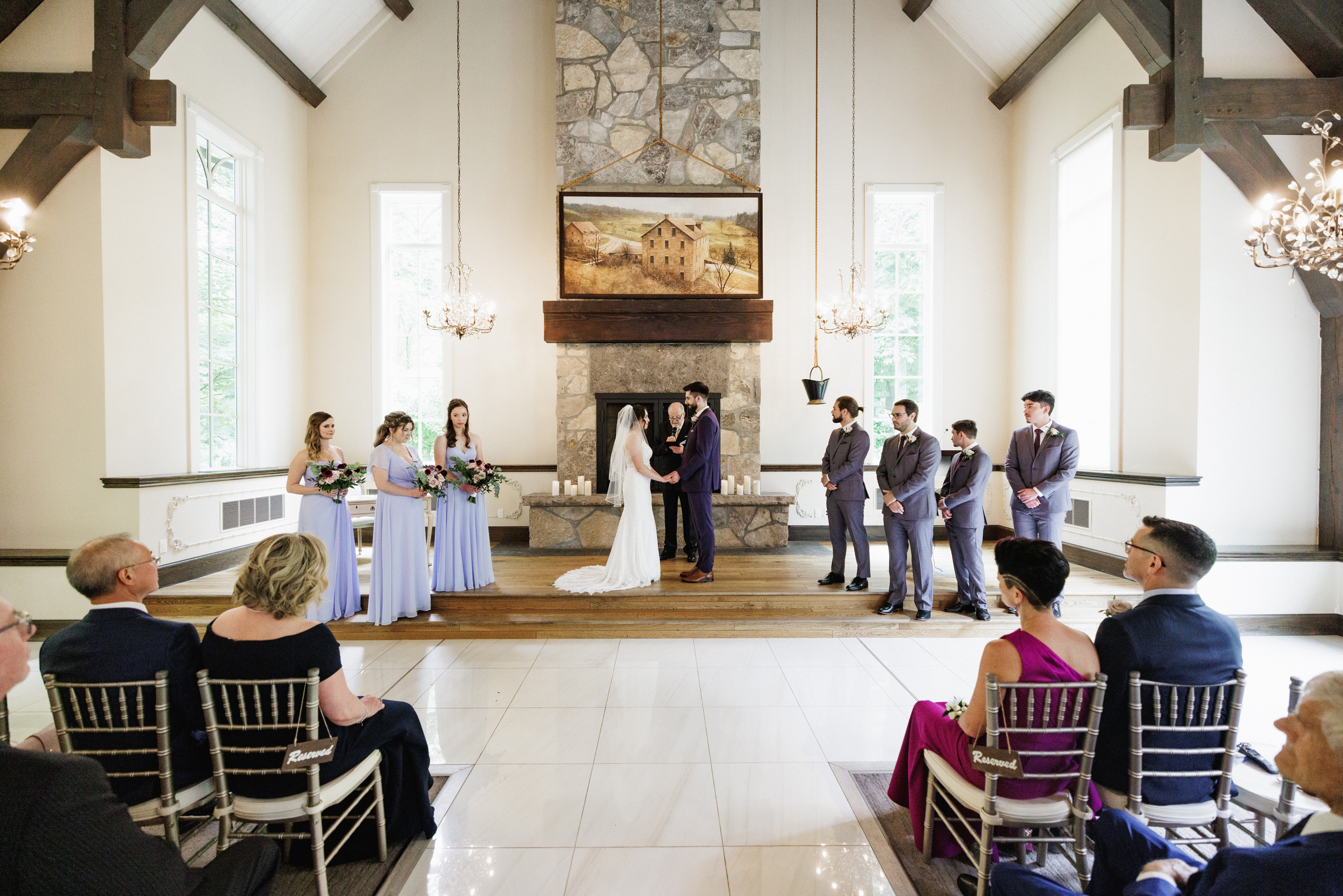 ancaster mill wedding ceremony chapel