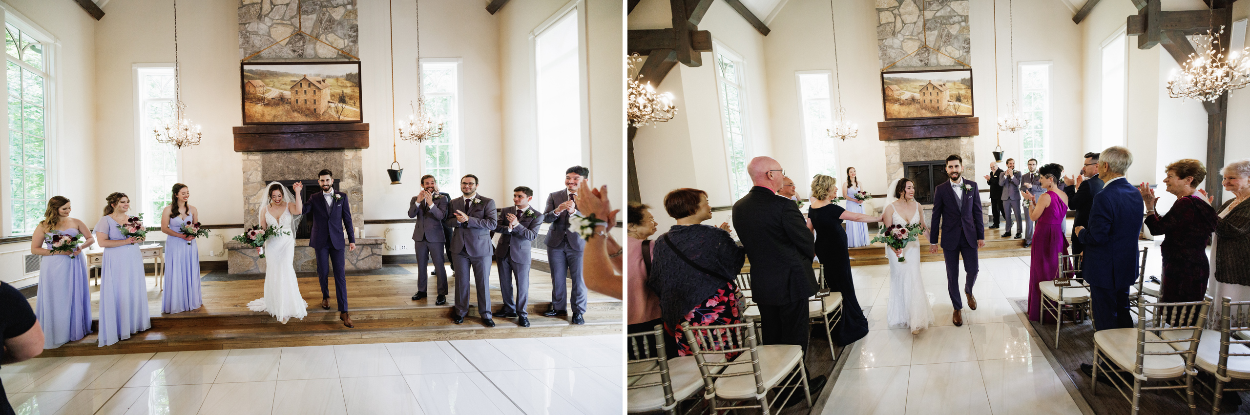 wedding ceremony ancaster mill chapel