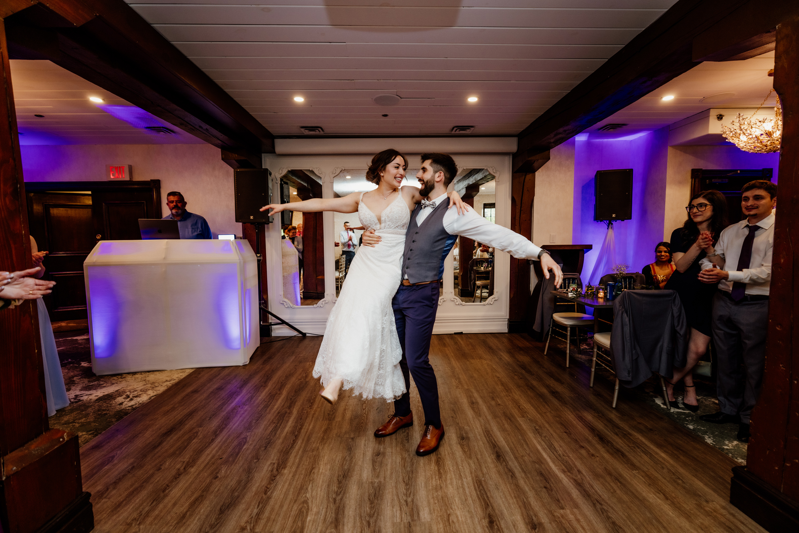 first dance wedding ancaster mill room