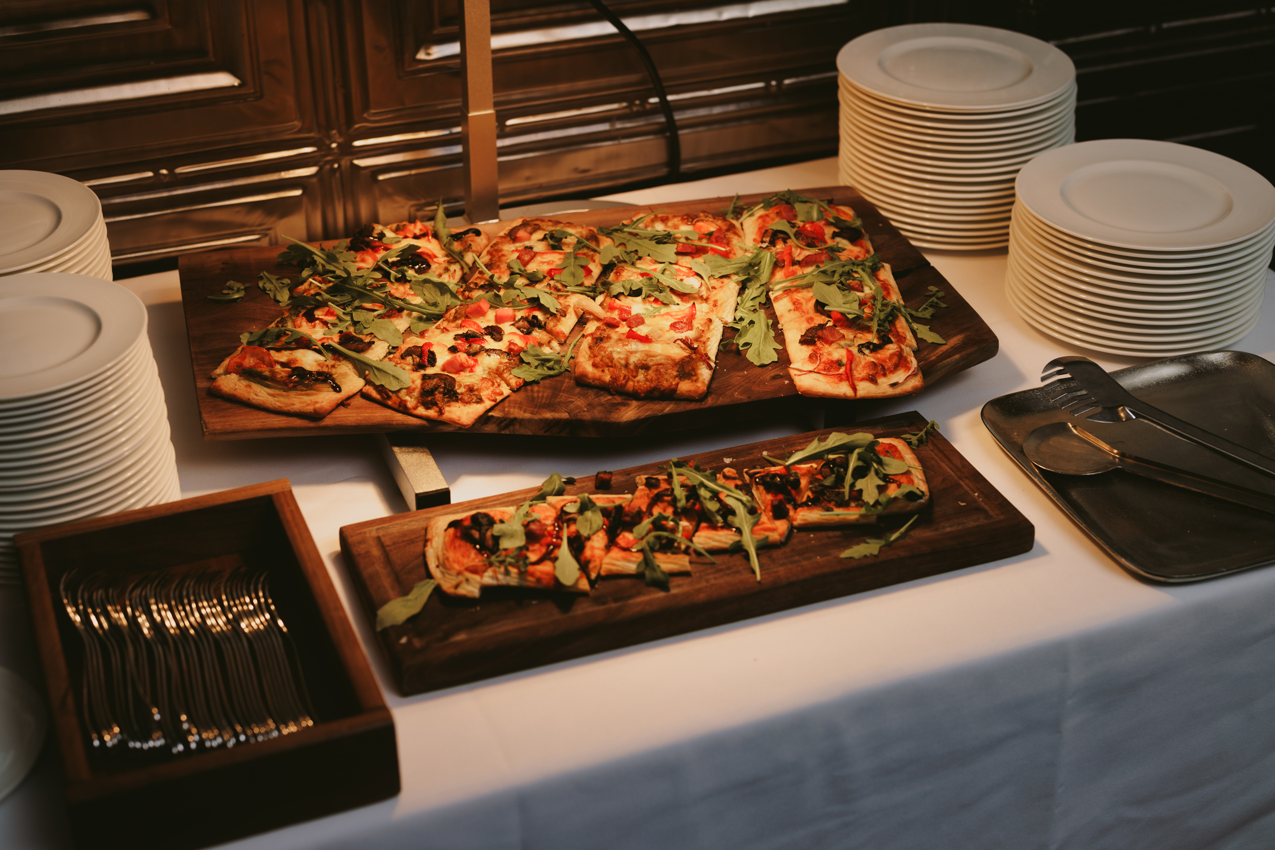 late night pizza ancaster mill wedding reception