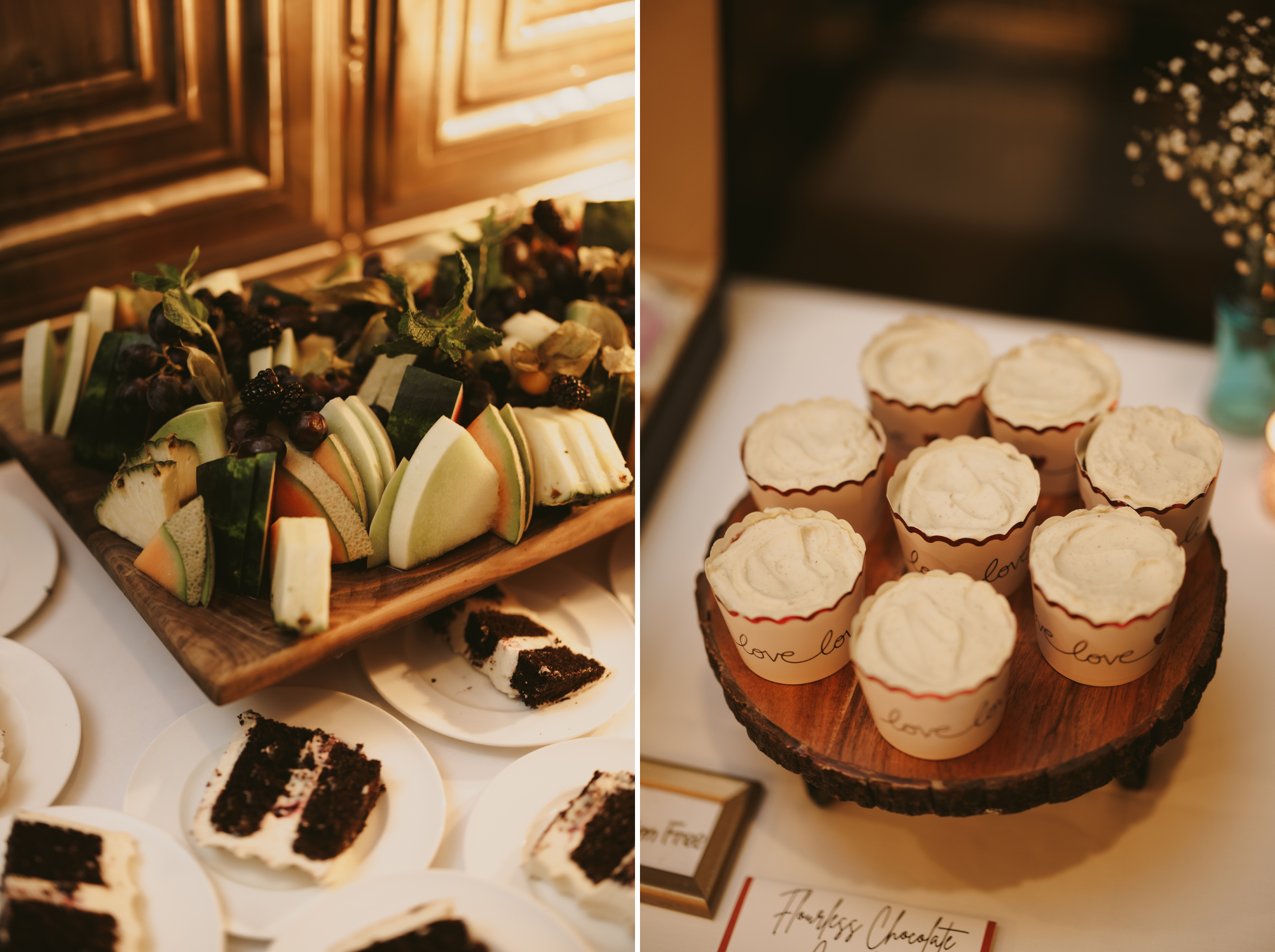 late night dessert snacks ancaster mill wedding reception