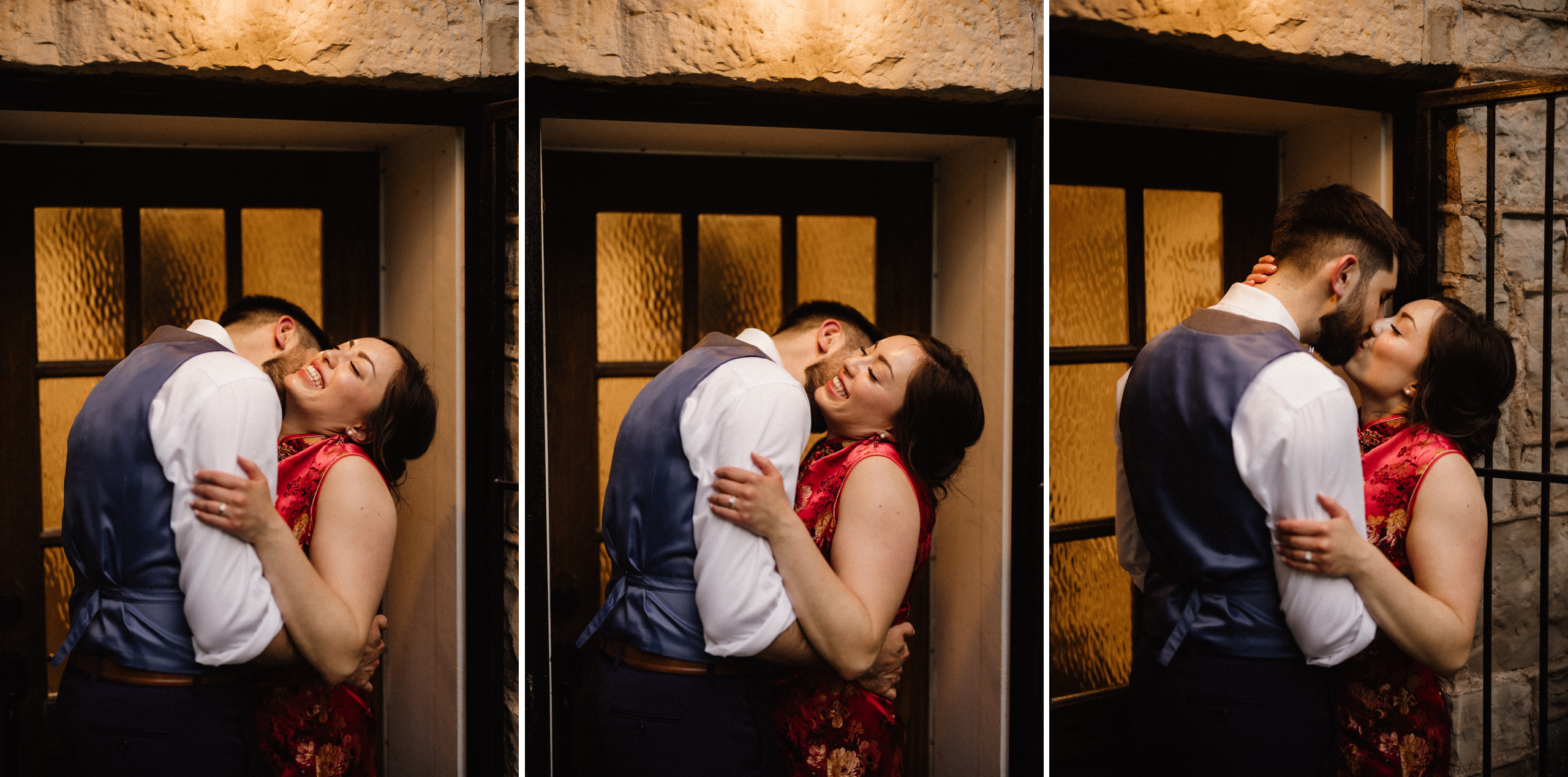 traditional red chinese dress wedding photographer ancaster mill