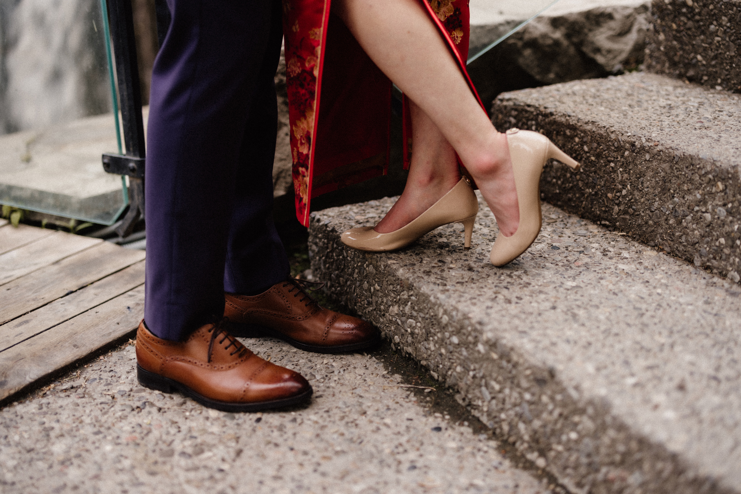 traditional red chinese dress wedding photographer ancaster mill