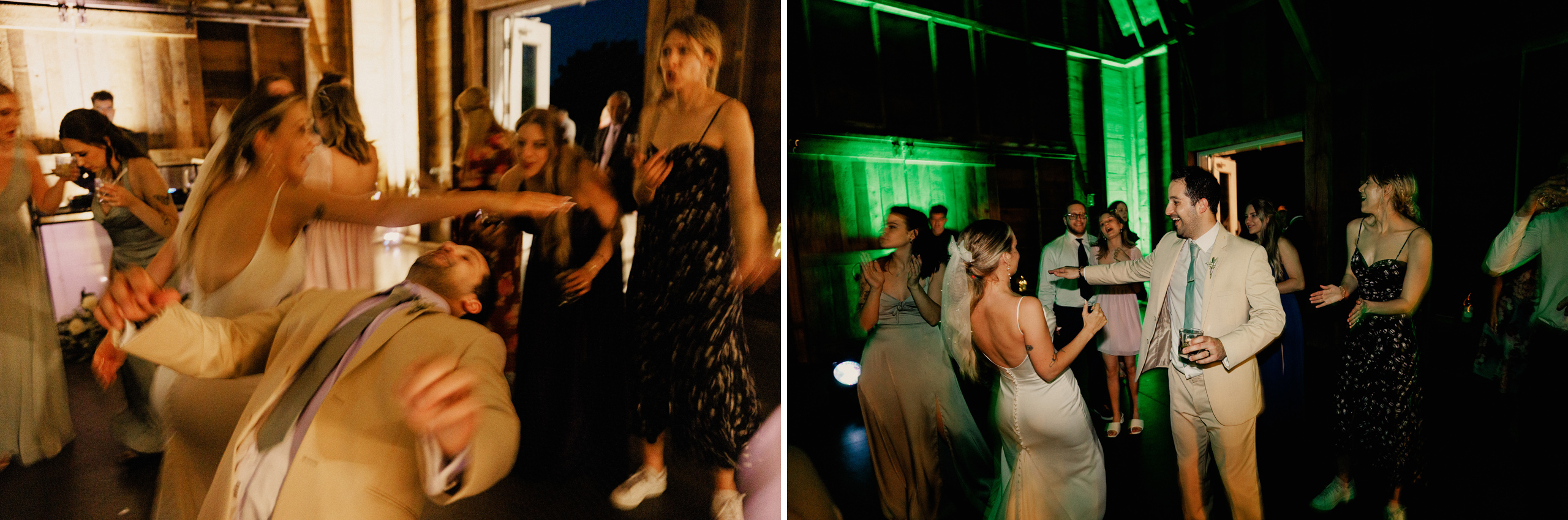 party dancing barn wedding cave spring vineyard afterglow images