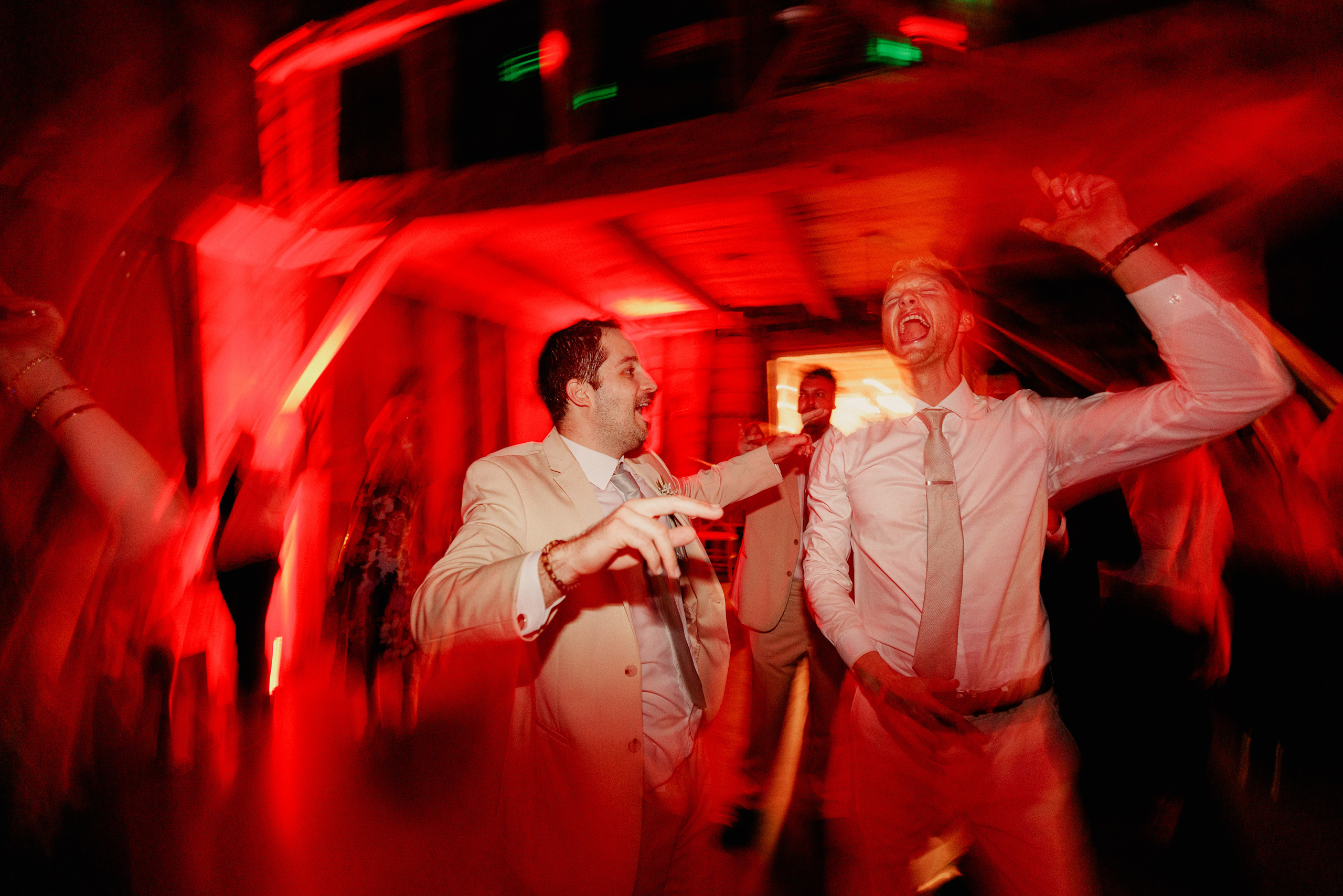 party dancing barn wedding cave spring vineyard afterglow images