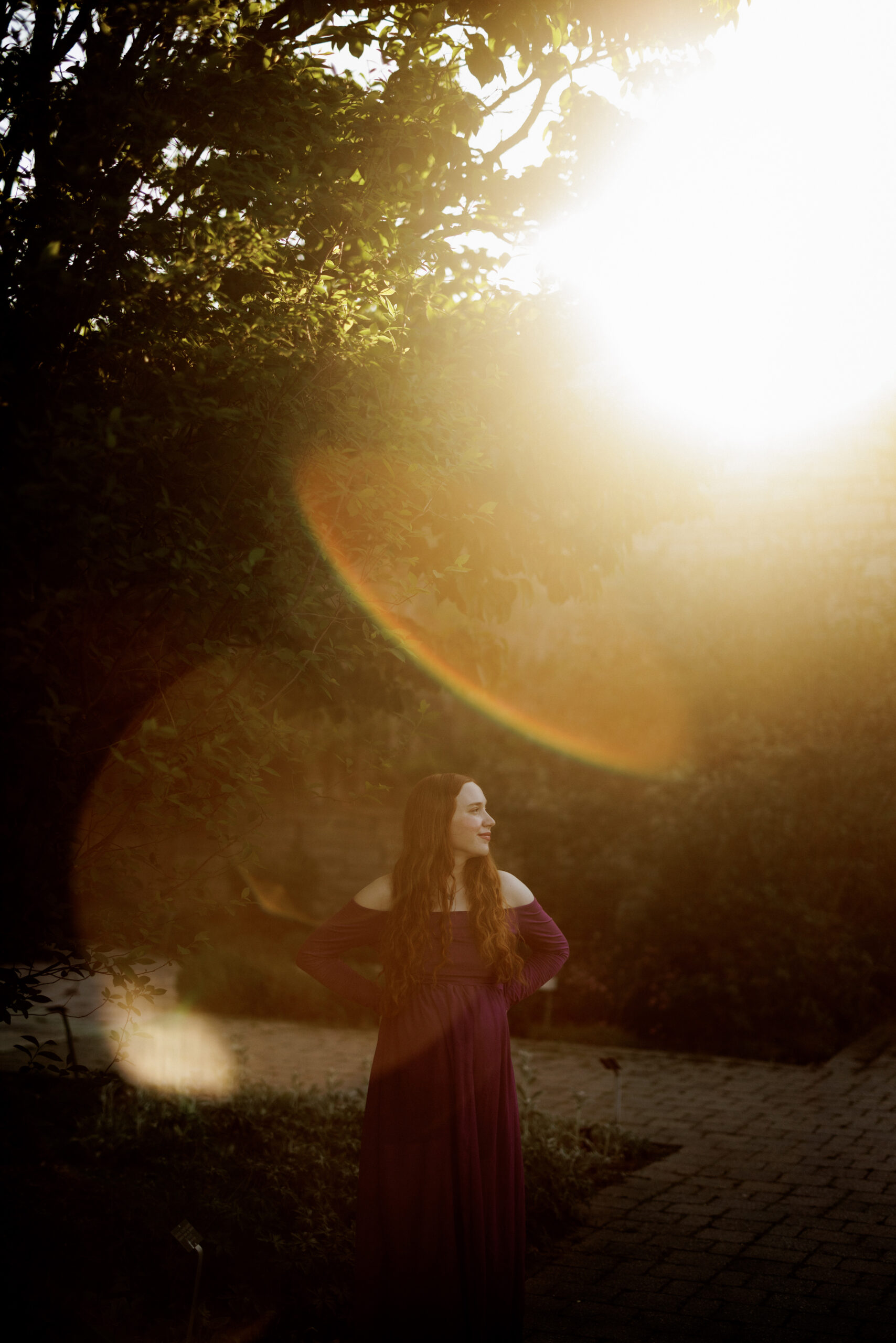 soft dreamy sunlight maternity photo niagara photography