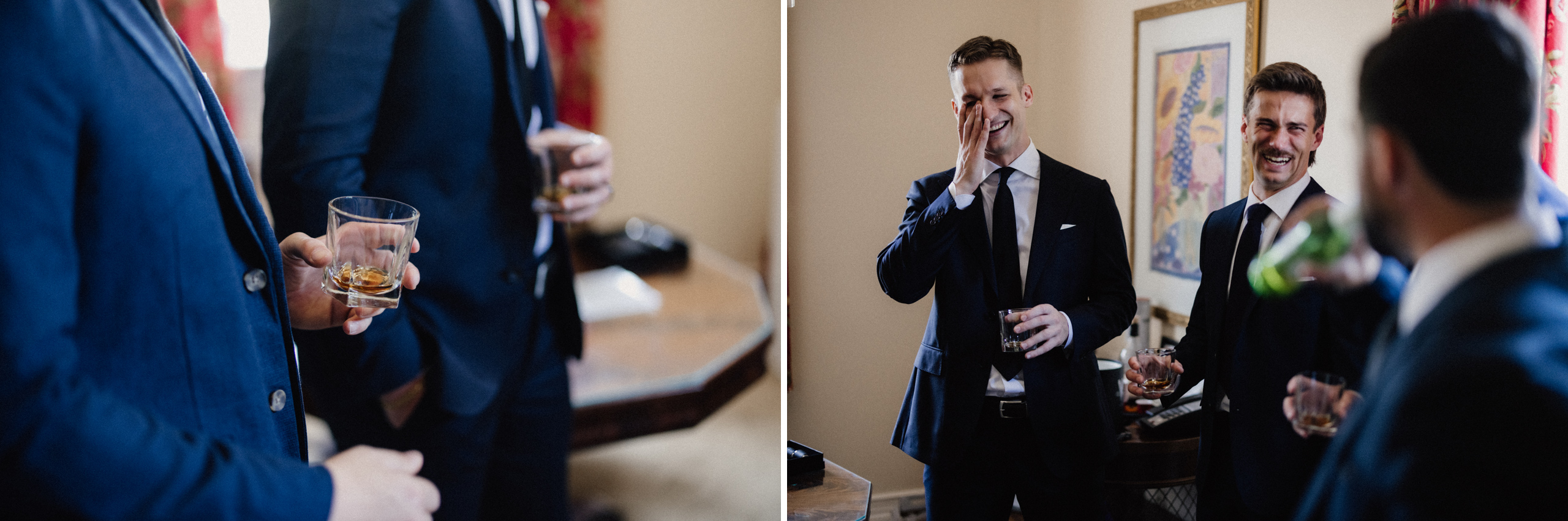 groomsmen cheers drink inn on the wenty
