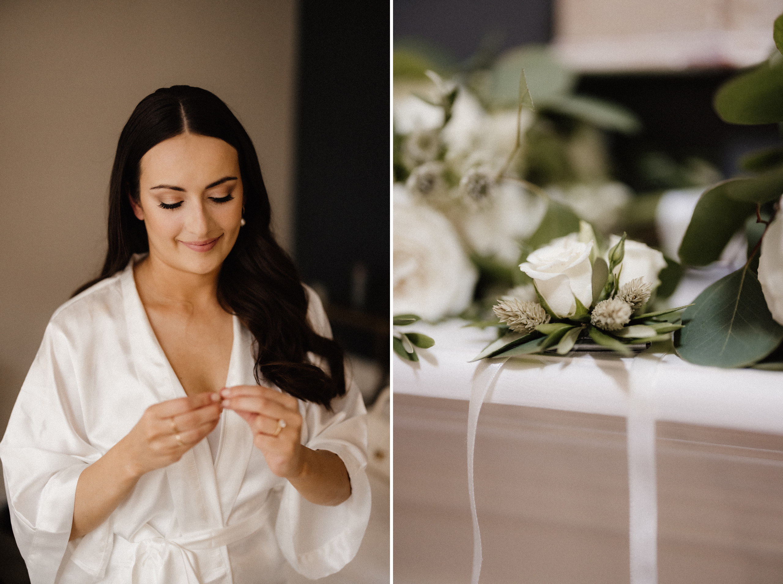 bride getting ready inn on the twenty