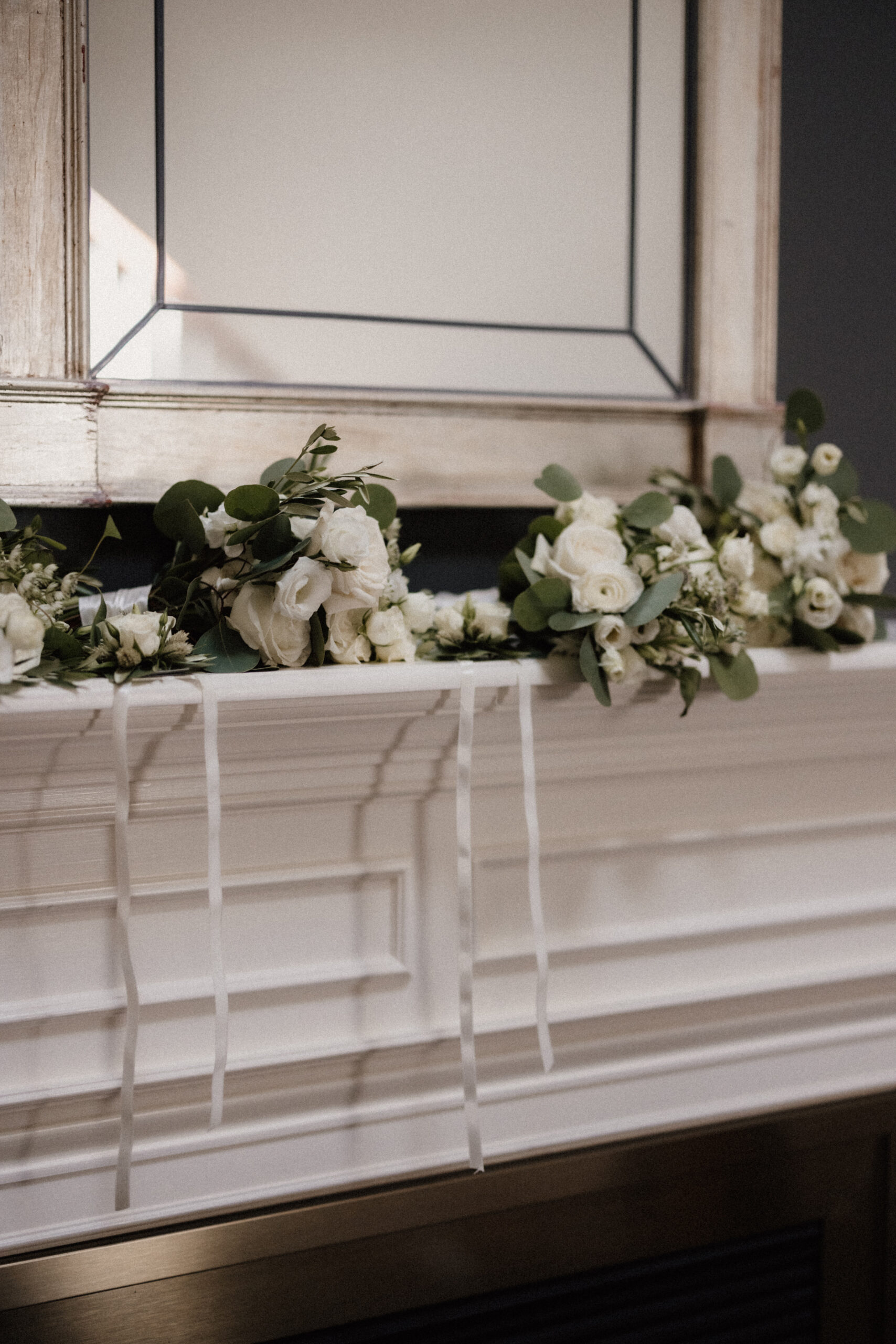 floral display mantel inn on the twenty
