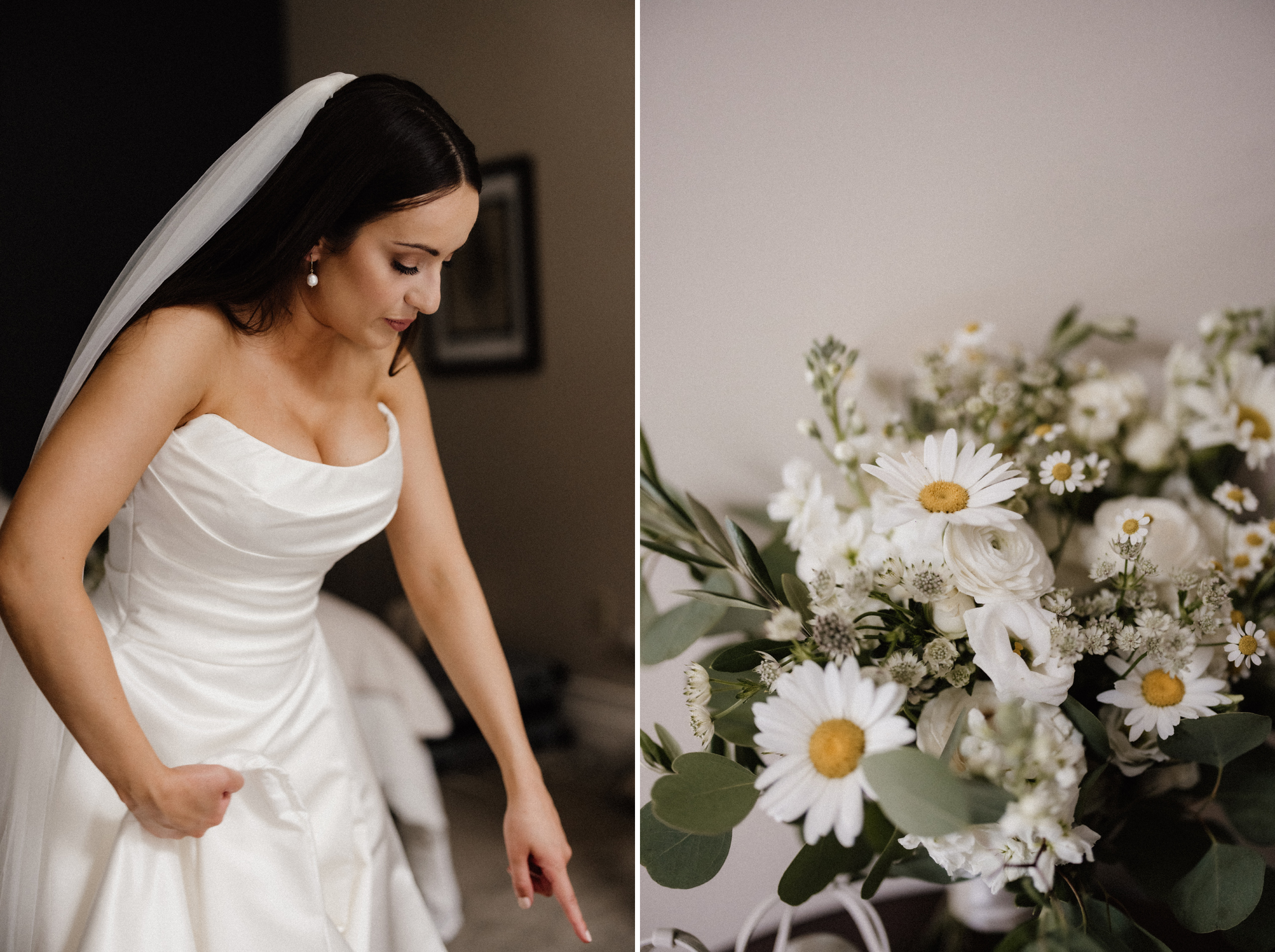 bride getting ready inn on the twenty