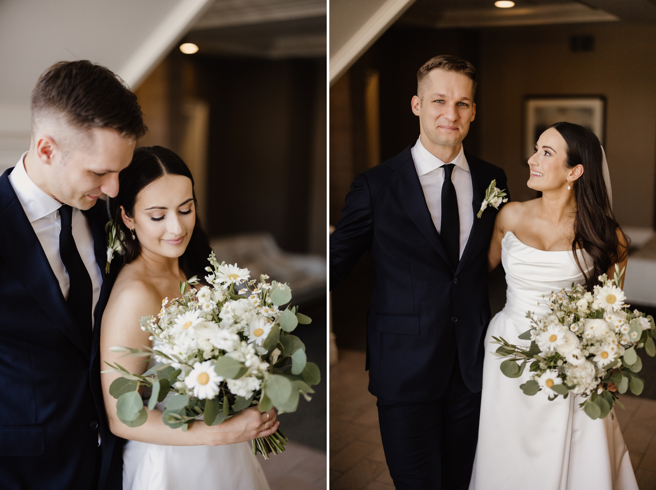 bride groom first look indoor inn on the twenty summer wedding