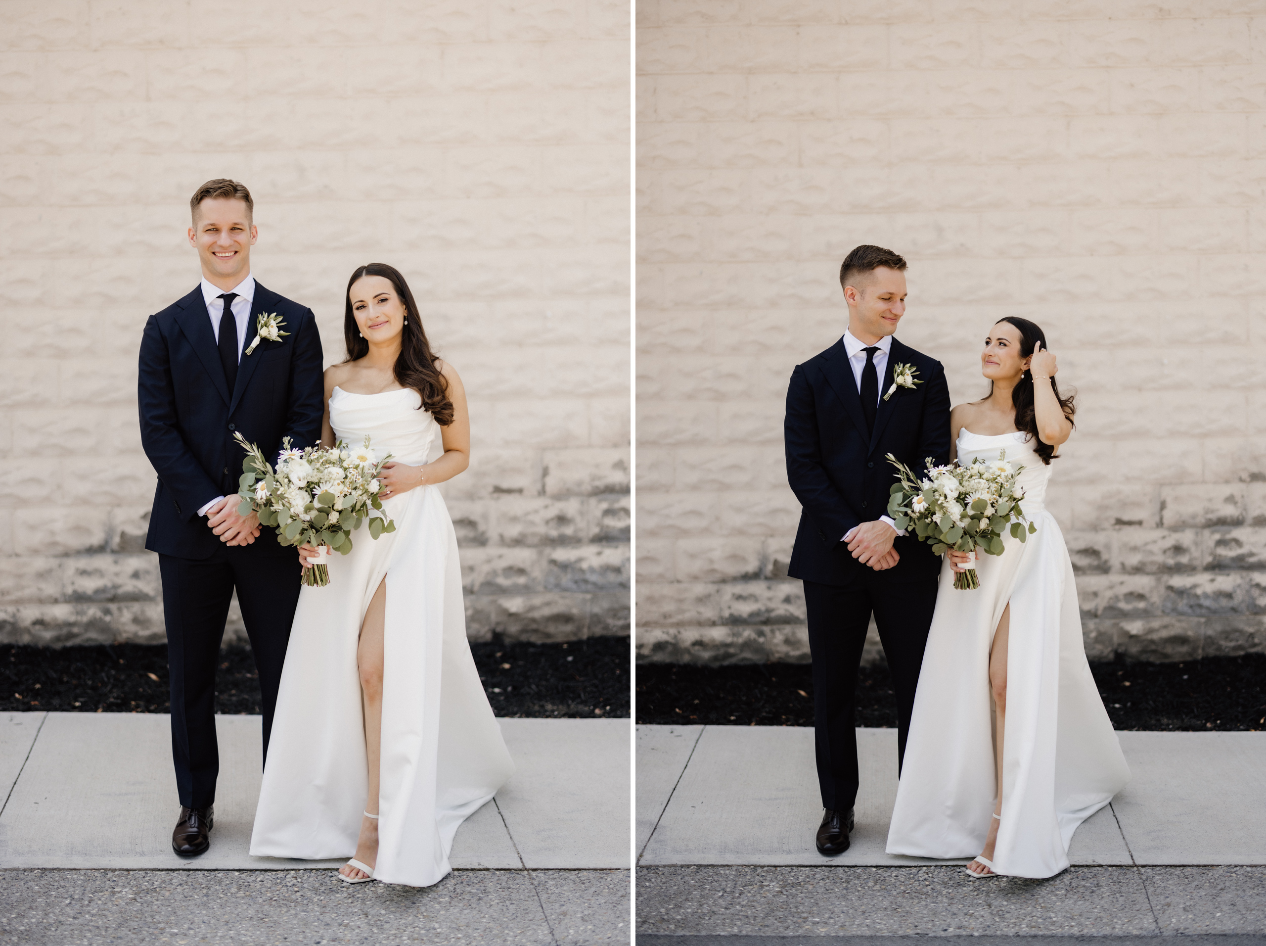 inn on the twenty wedding bride groom portrait playful