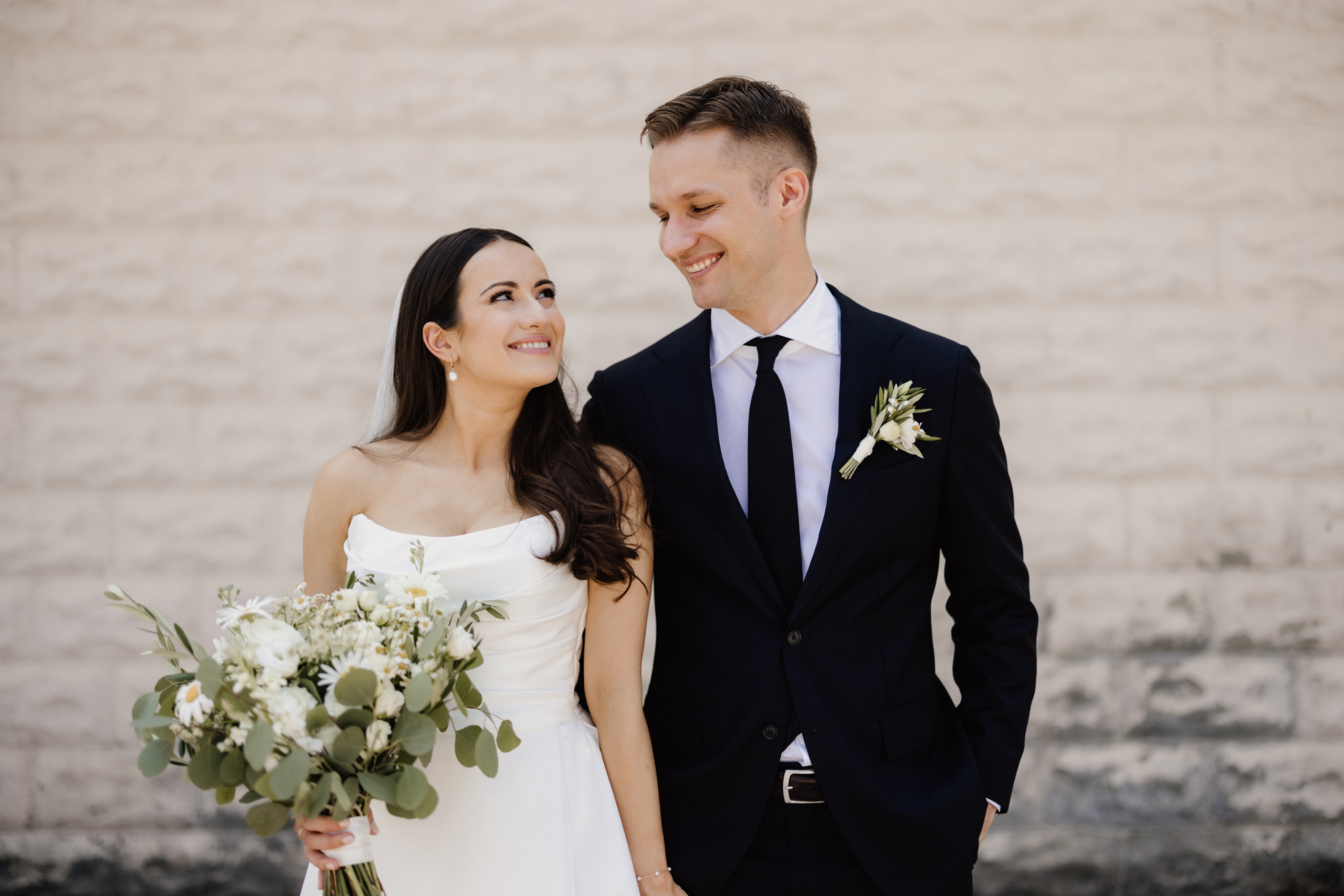inn on the twenty wedding bride groom portrait playful