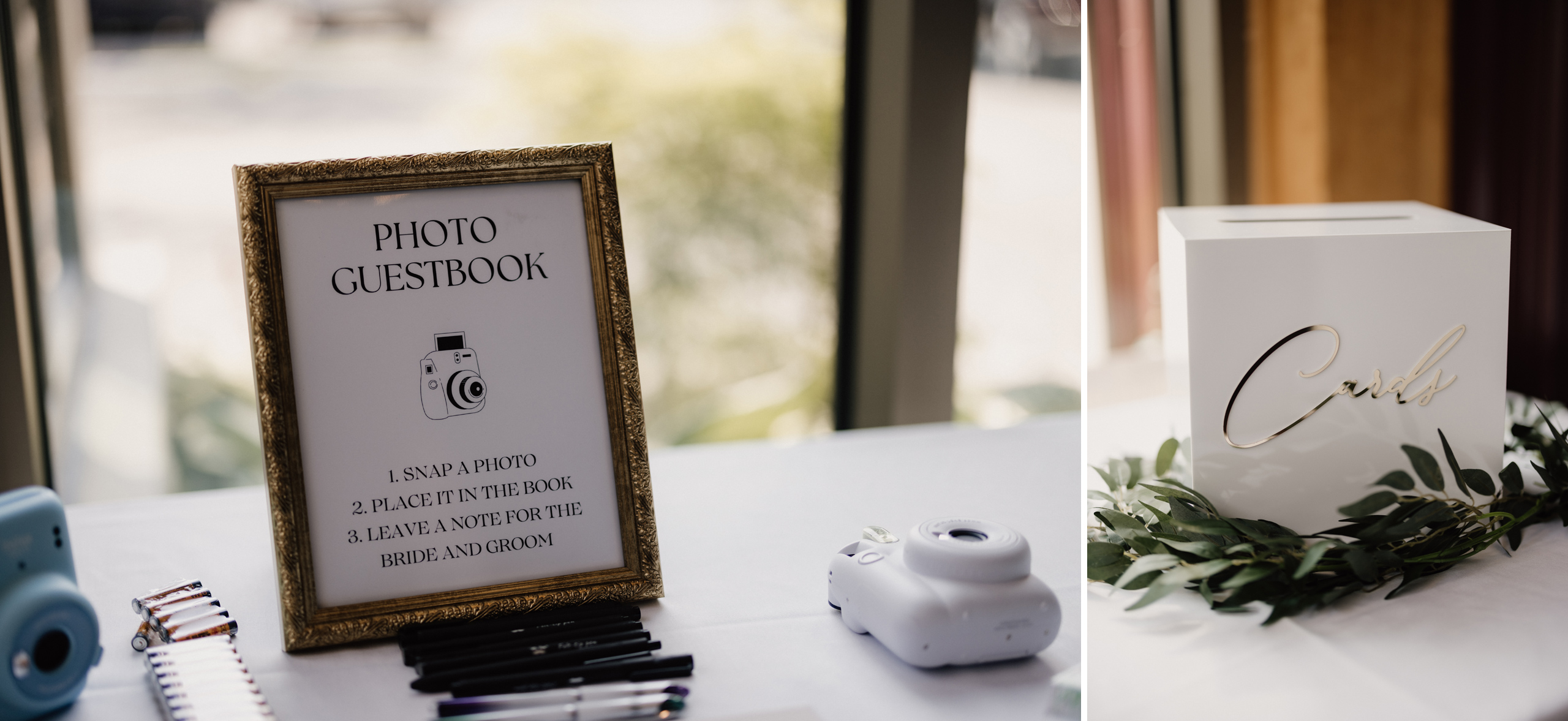 cave spring vineyard wedding reception details