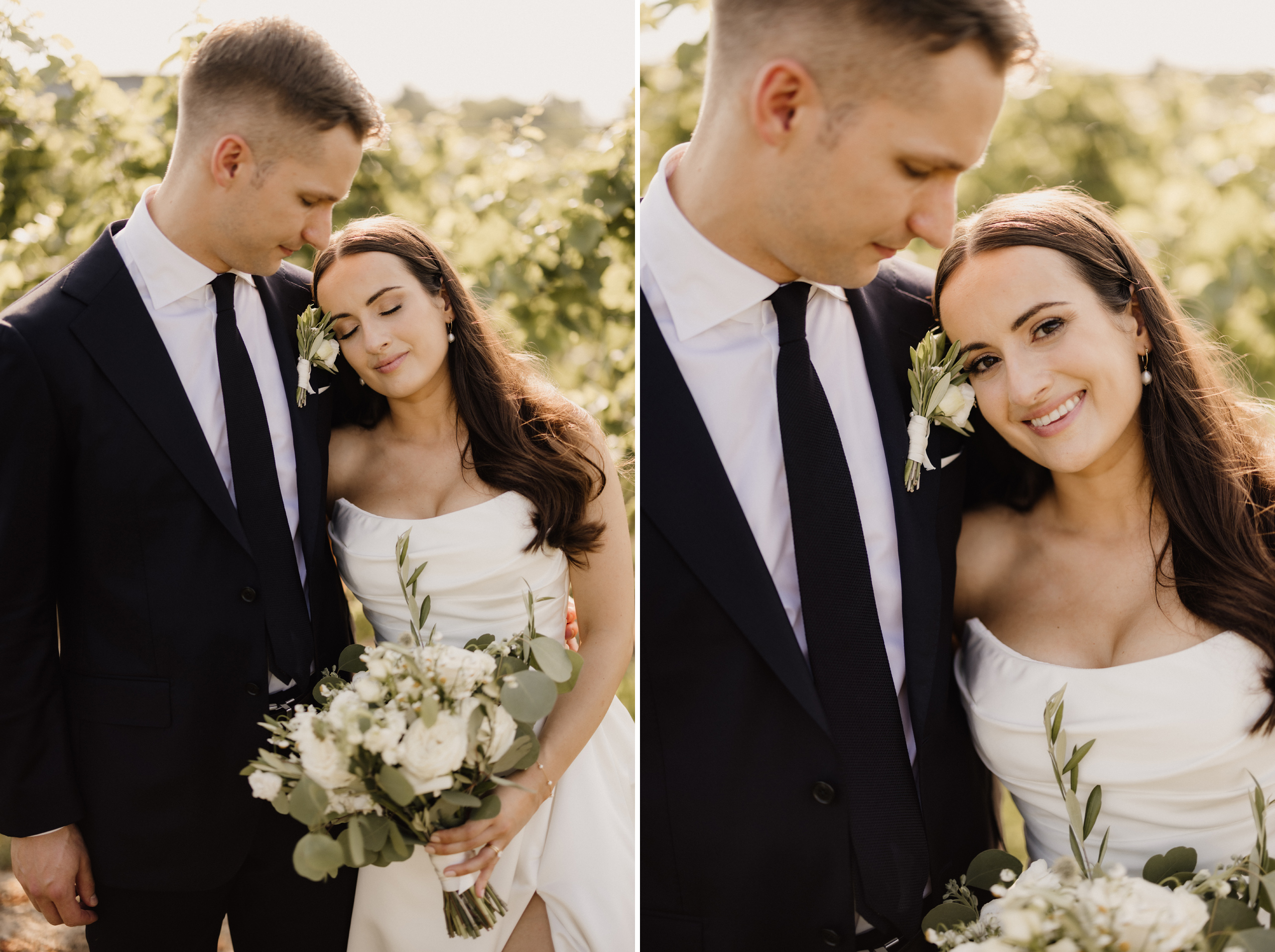 summer vineyard wedding niagara photographer