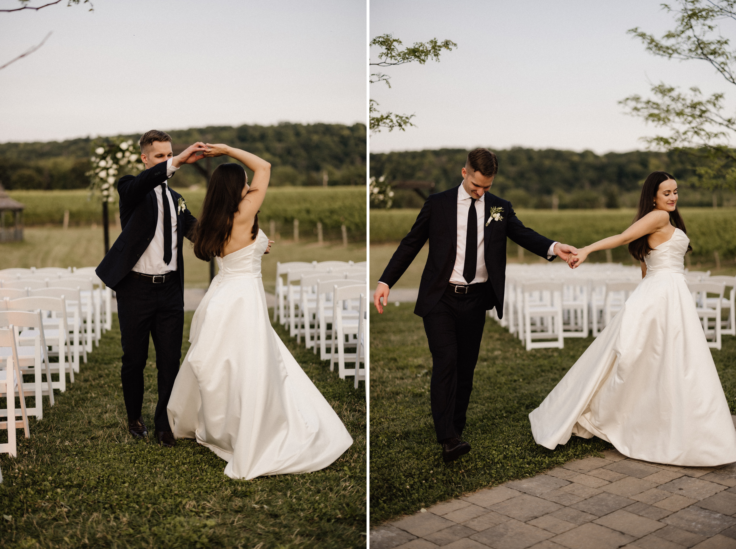 bride groom outdoor sexy portraits playful niagara wedding photo
