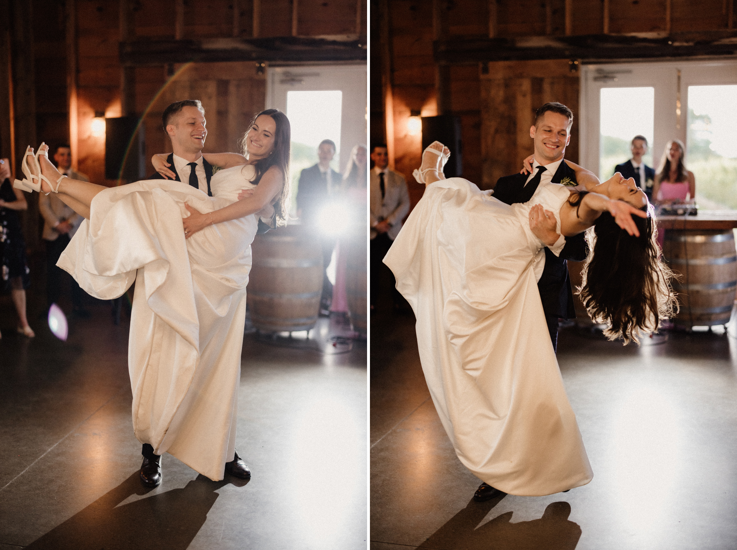 first dance barns at cave spring wedding reception