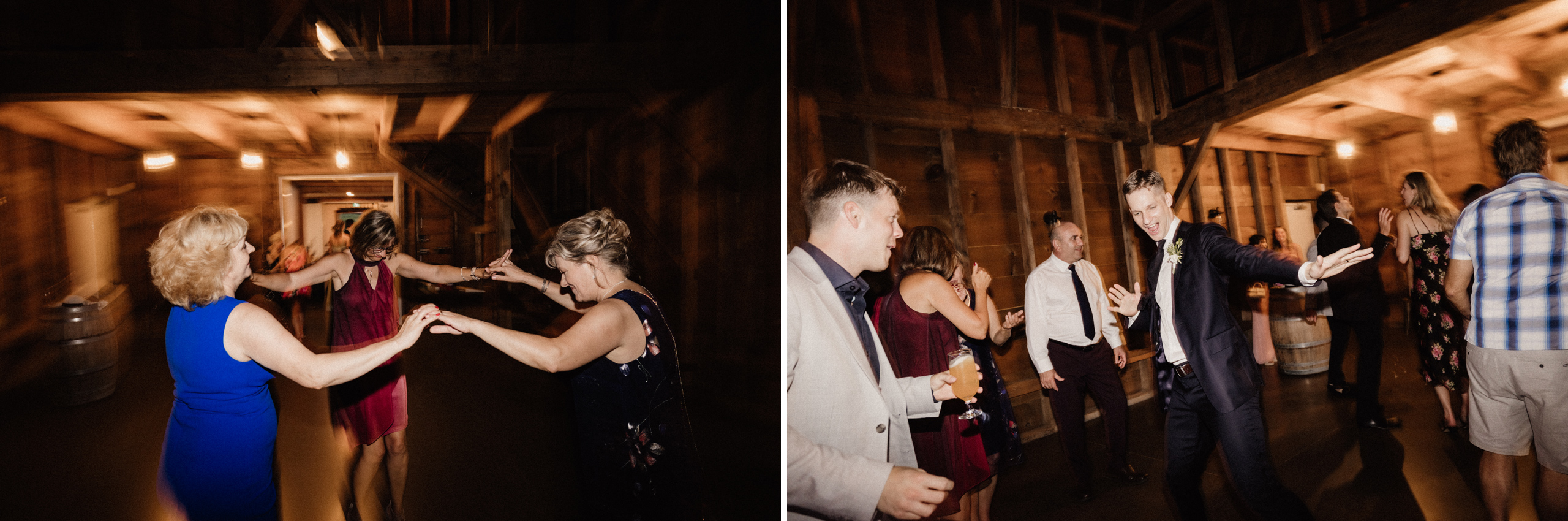 dance party wedding reception barn cave spring afterglow images